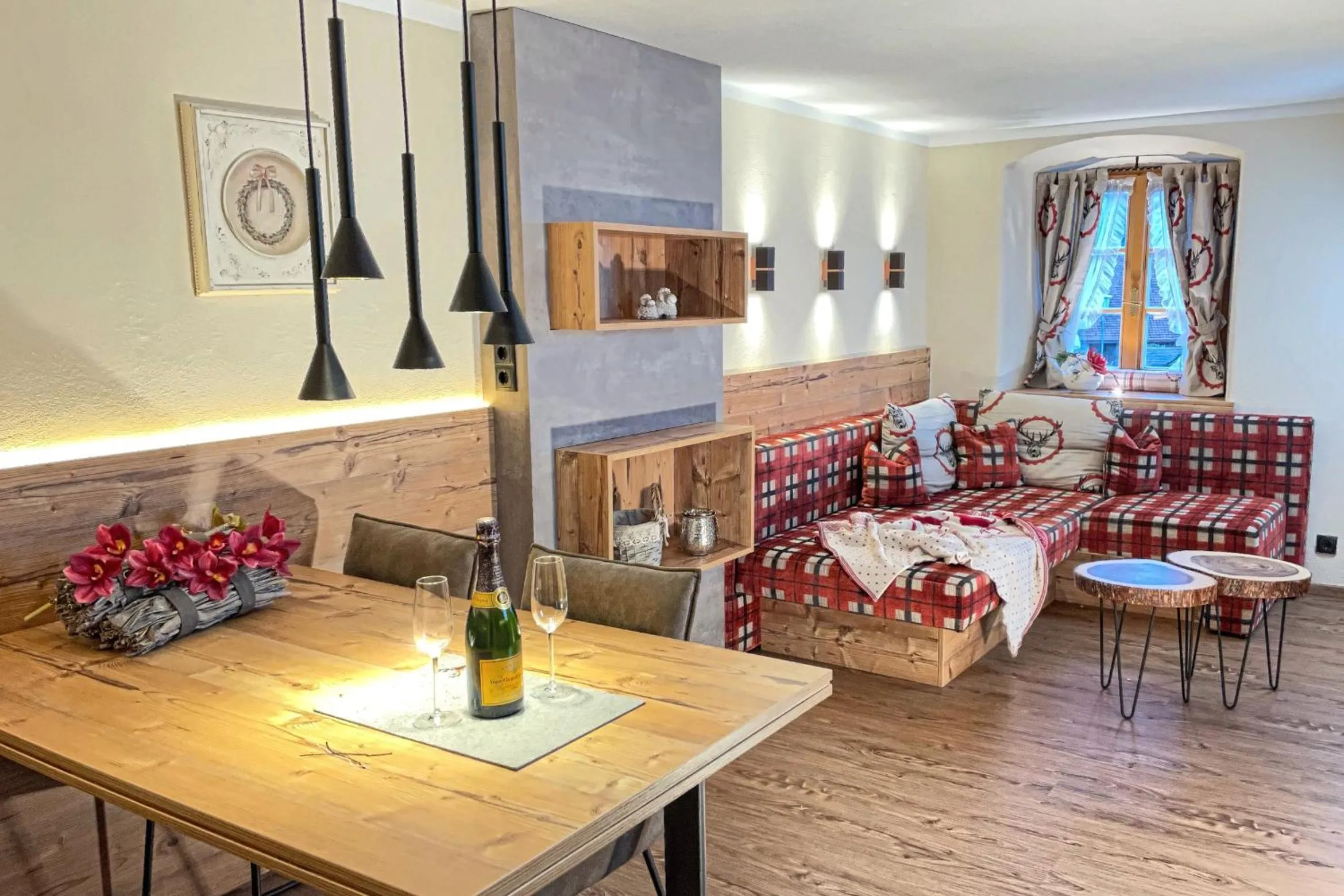 Living room in Pircher-Maes Apart & Stubaital