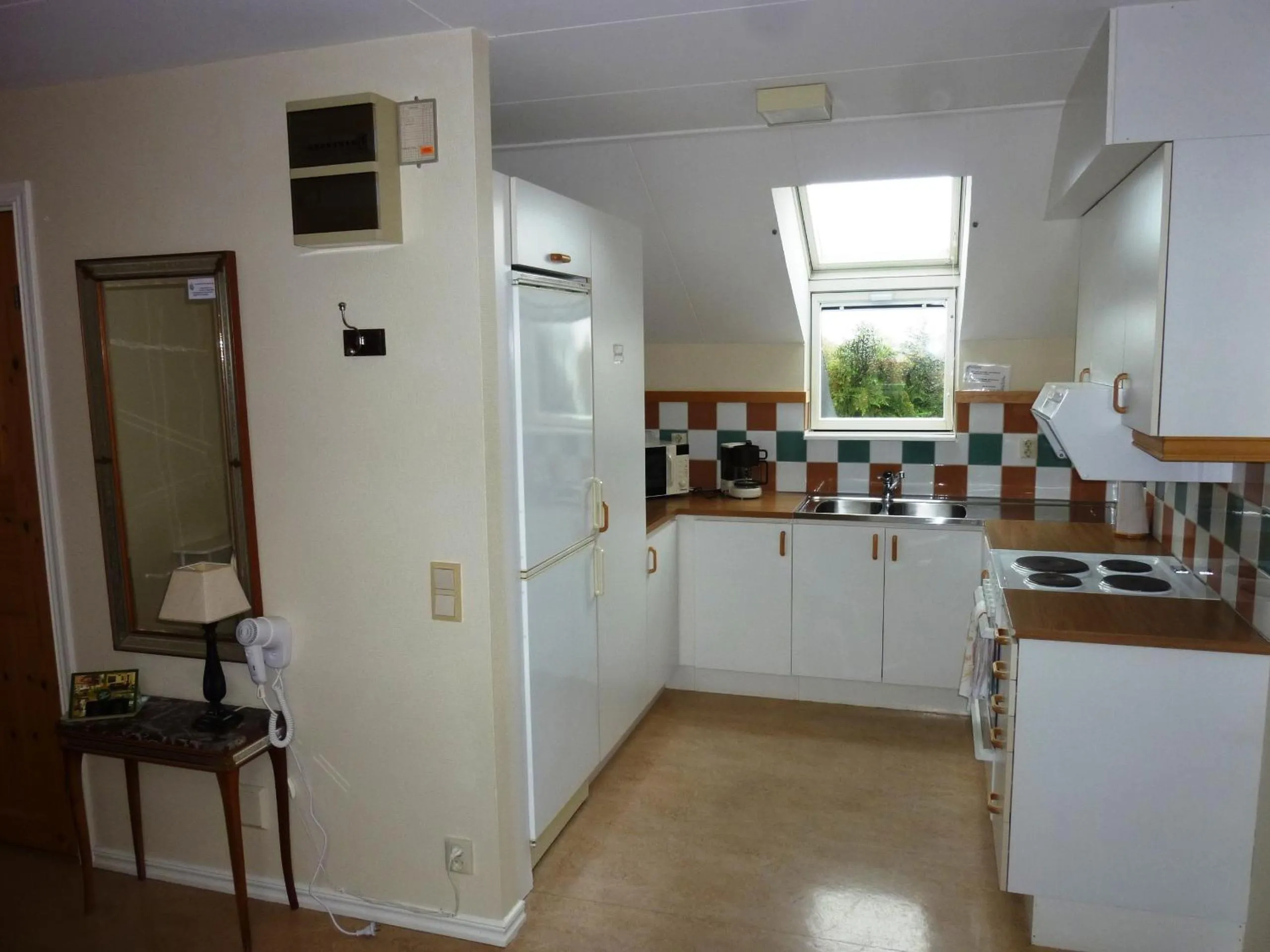 Kitchen or kitchenette in Nya Pallas Hotel