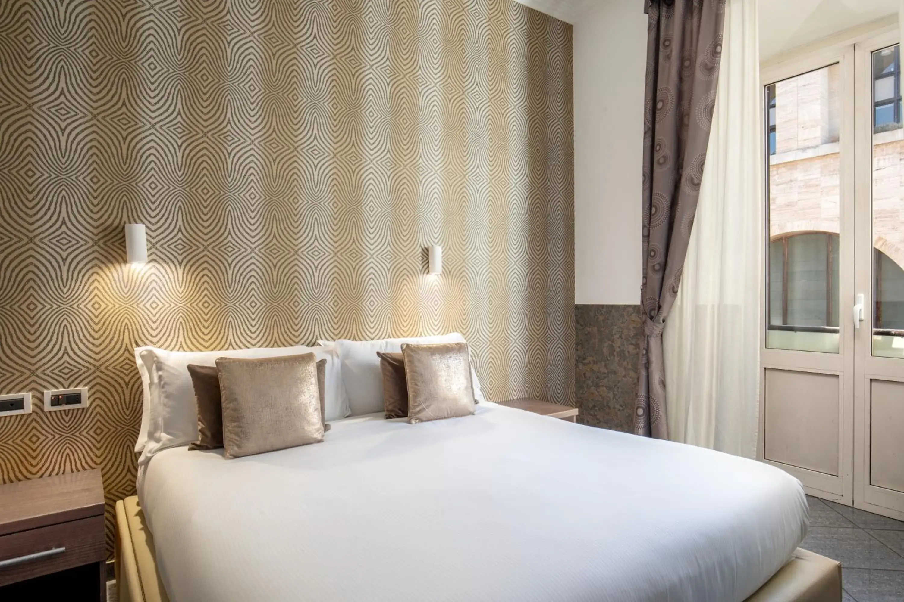 Bed in Hotel Ciao Bed in Hotel Ciao