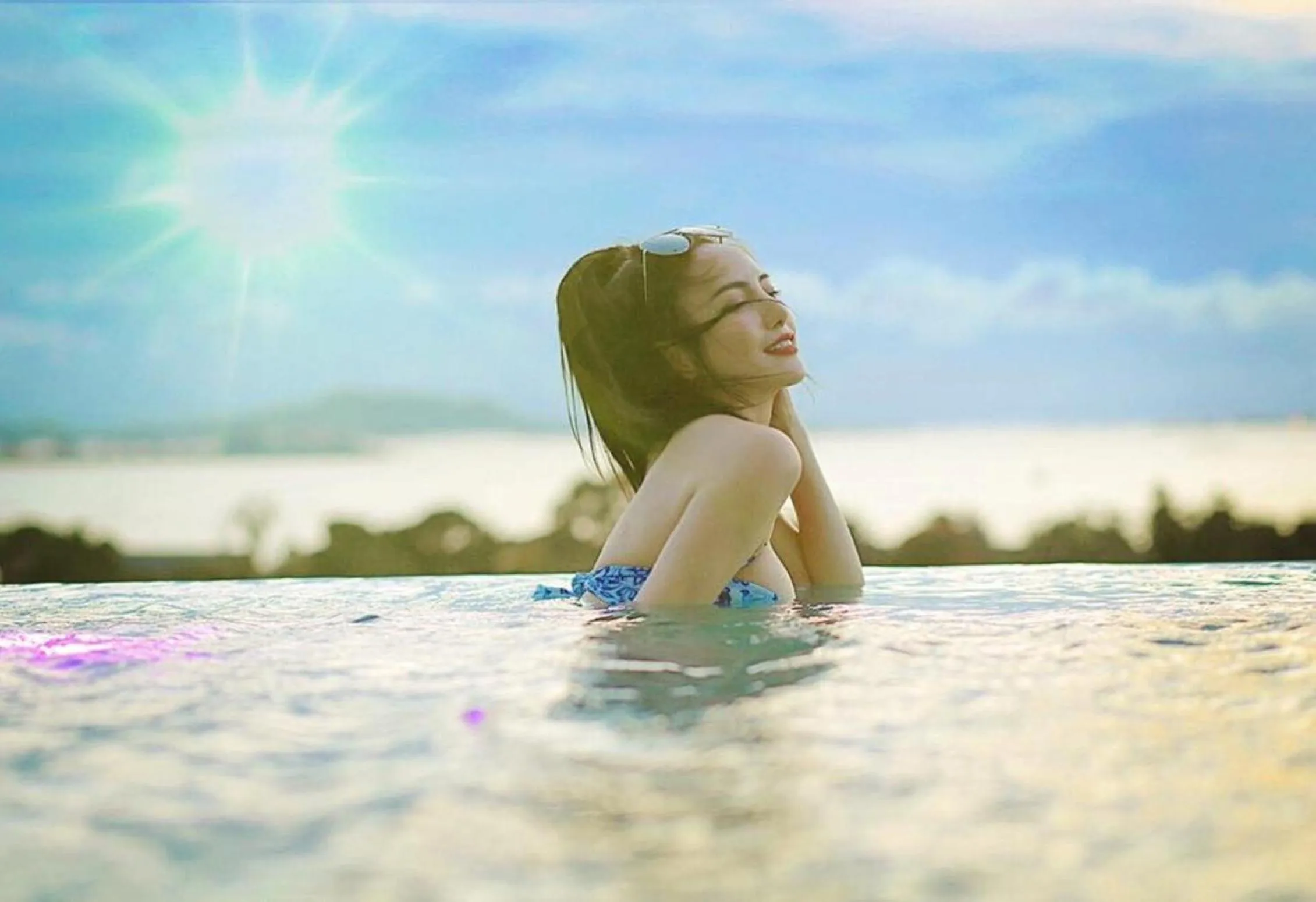 Pool view in Arize Hotel Sri Racha