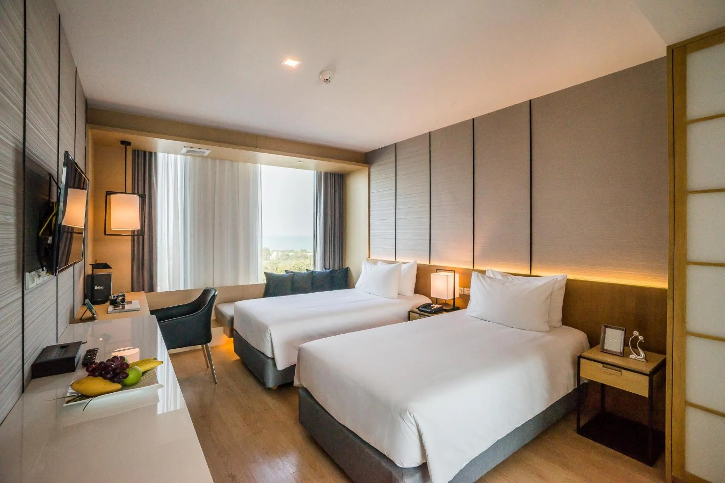 Bed in Arize Hotel Sri Racha