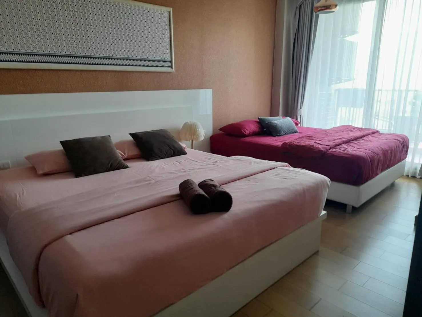 Bed in Astra Suites Night Bazaar