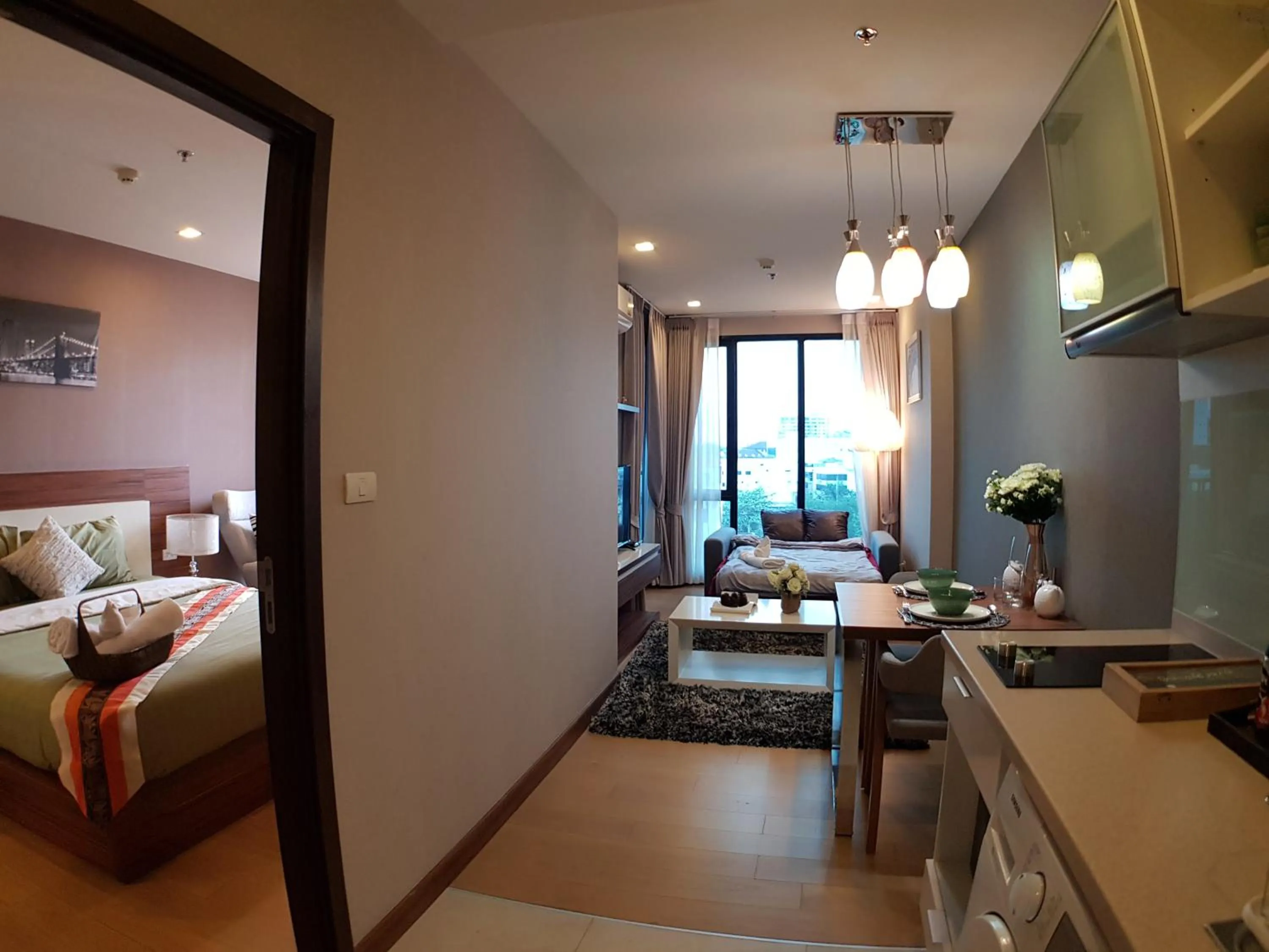 Bed in Astra Suites Night Bazaar