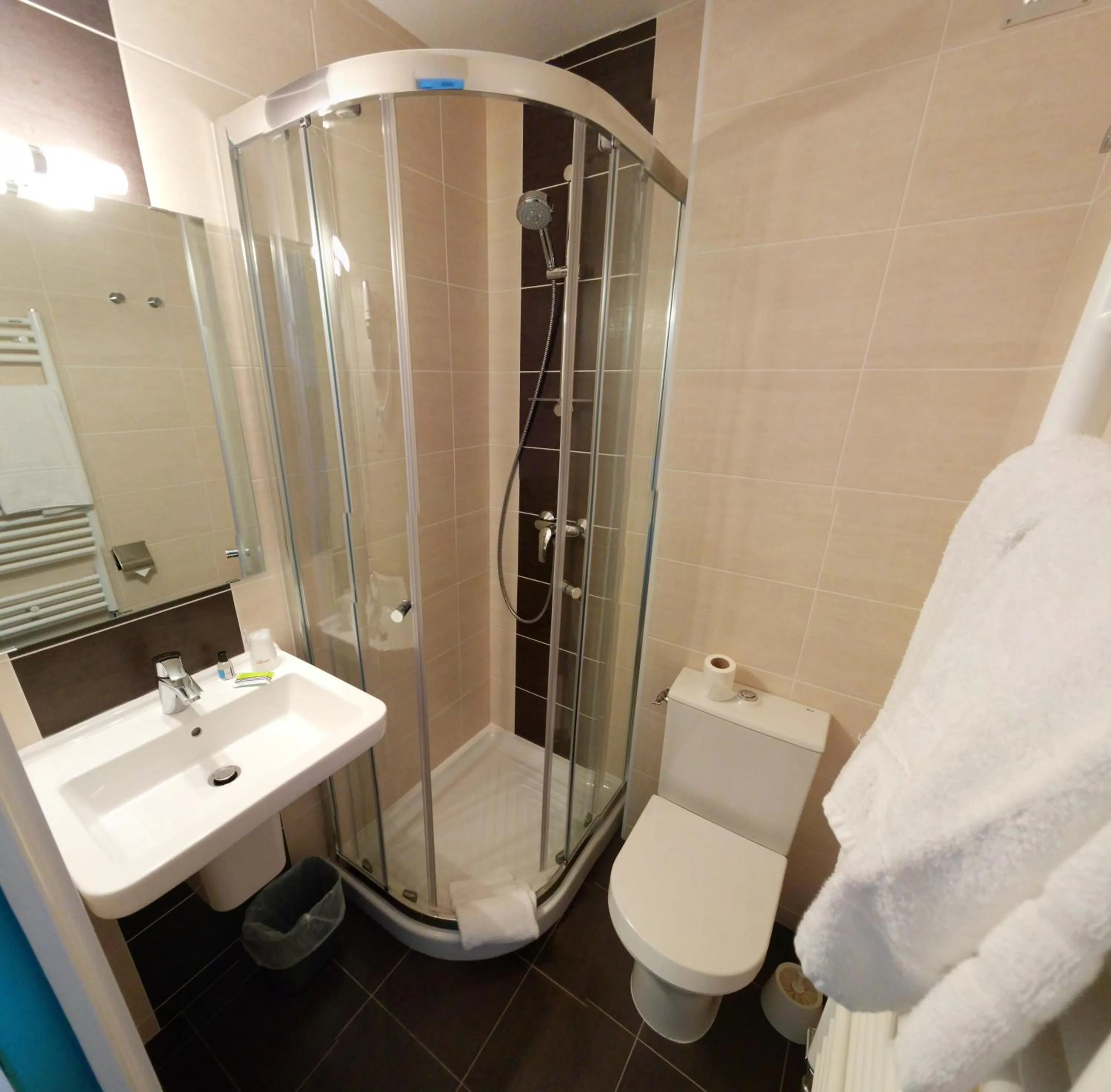 Bathroom in Contact Hôtel - Hôtel Le Lion d'Or Lamballe