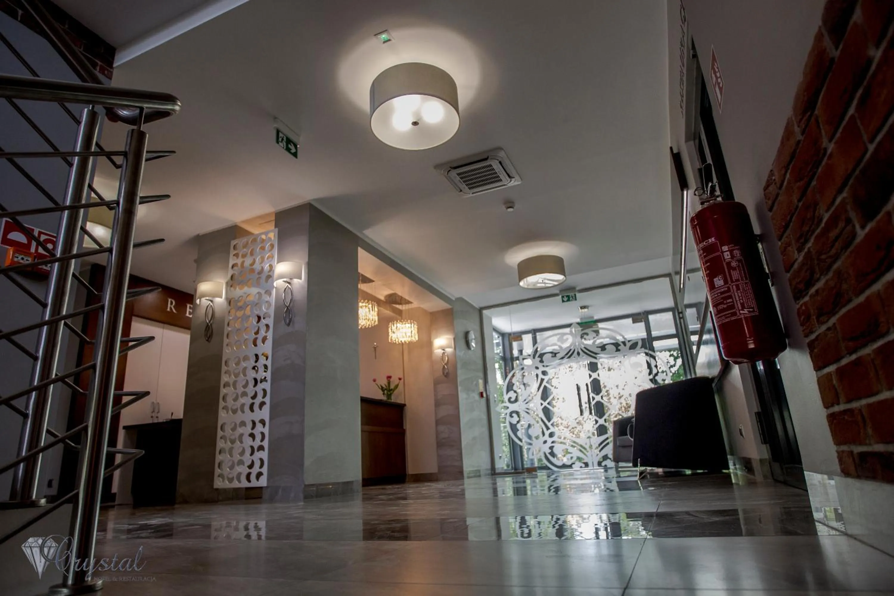 Lobby or reception in Hotel Crystal
