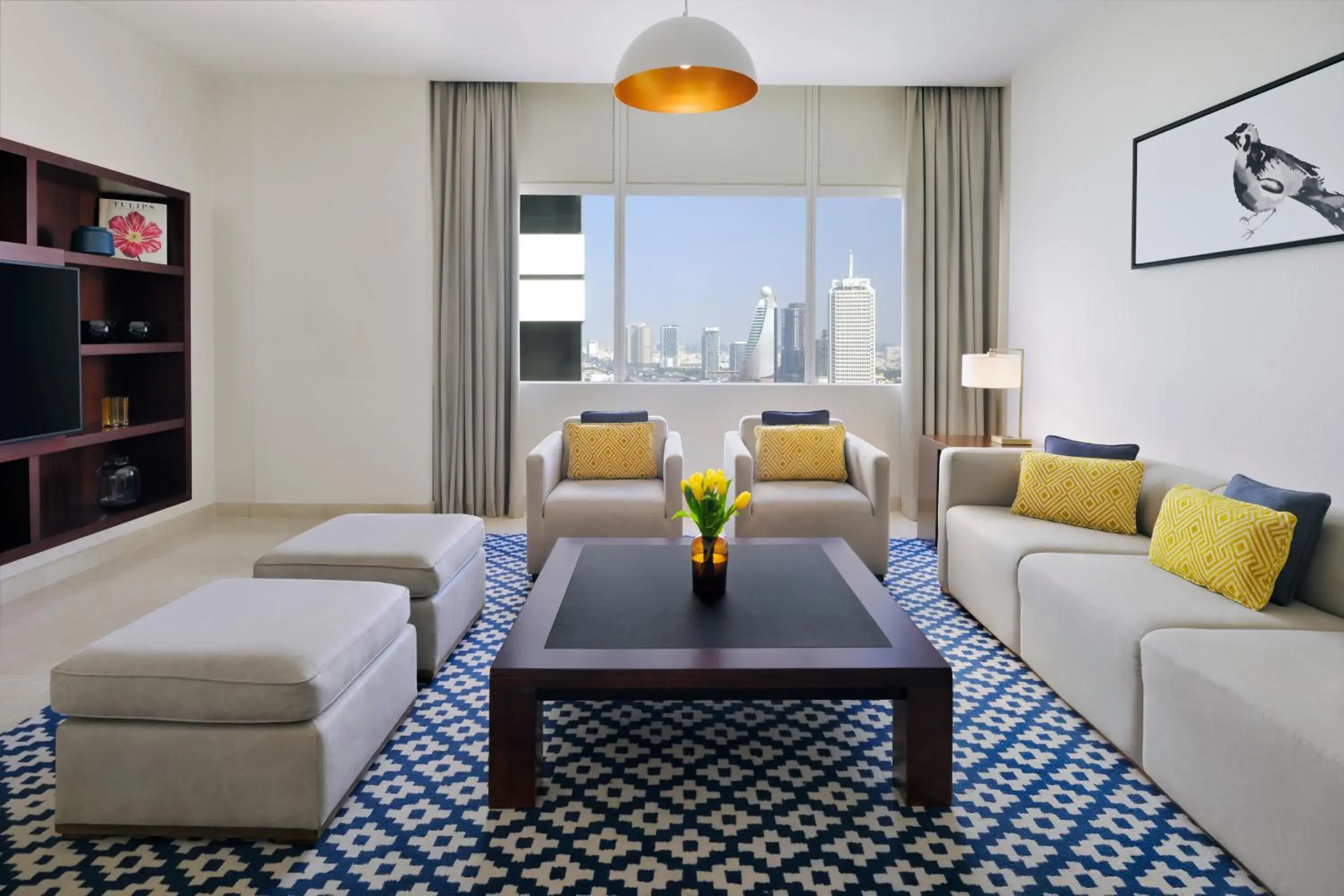 Living room in voco Dubai by IHG Living room in voco Dubai by IHG