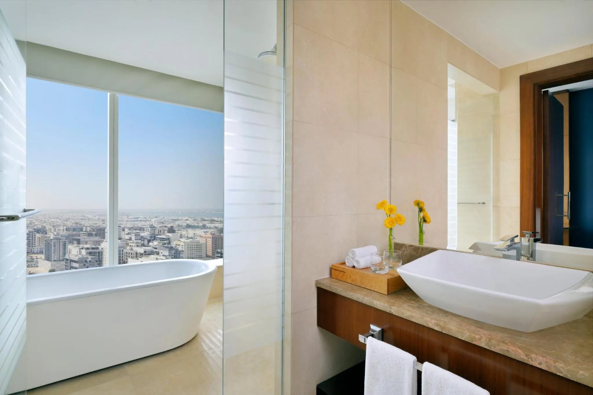 Bathroom in voco Dubai by IHG