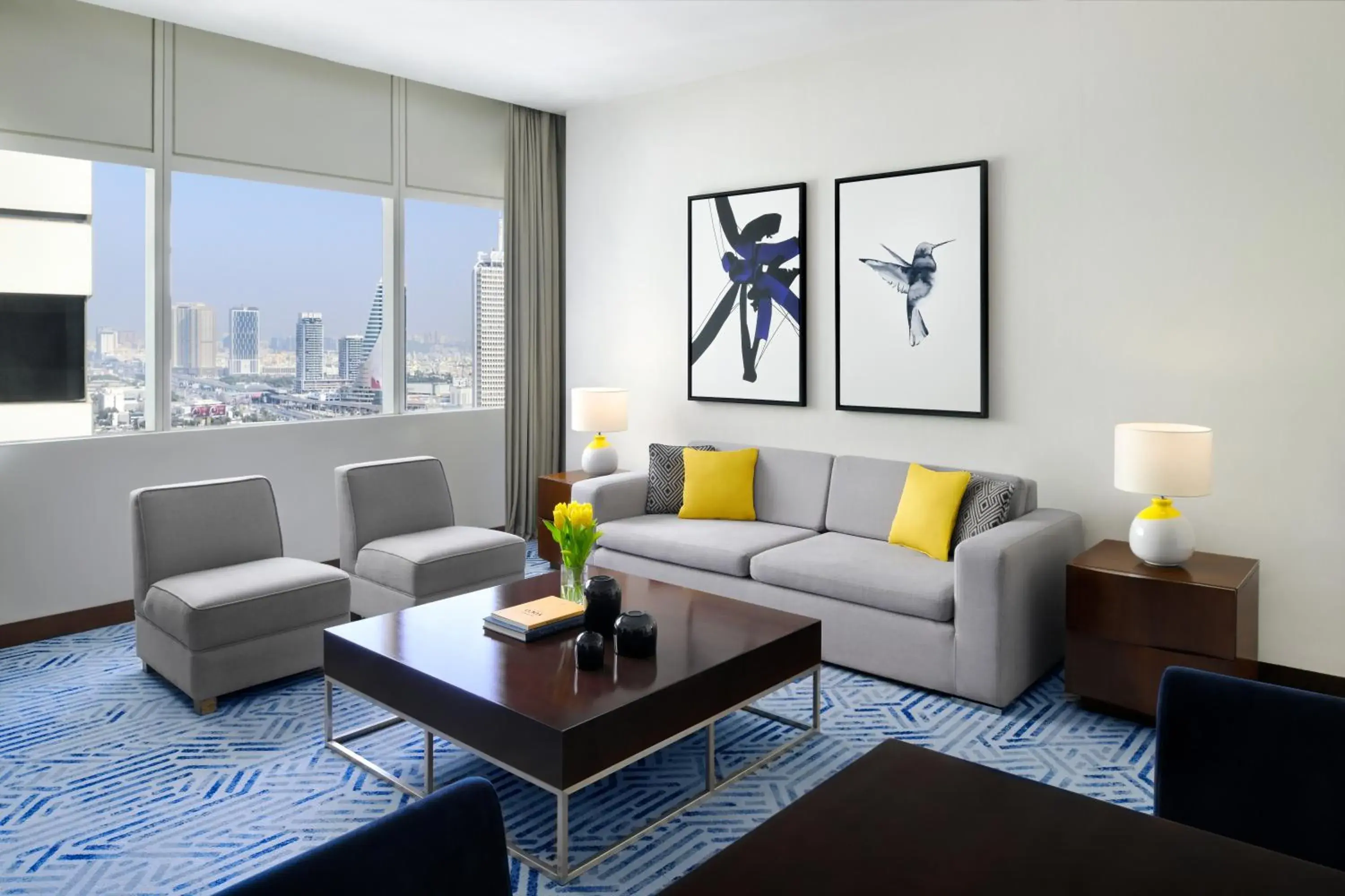 Living room in voco Dubai by IHG Living room in voco Dubai by IHG