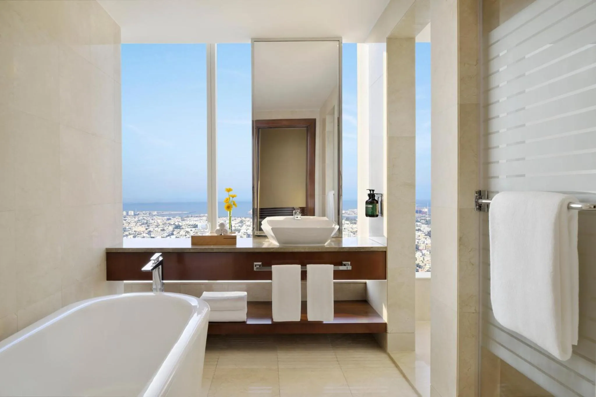 Bathroom in voco Dubai by IHG