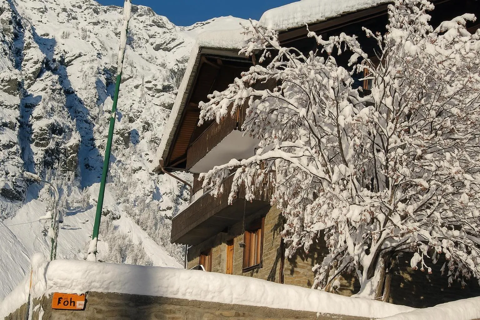 Property building in Locanda del Lysjoch