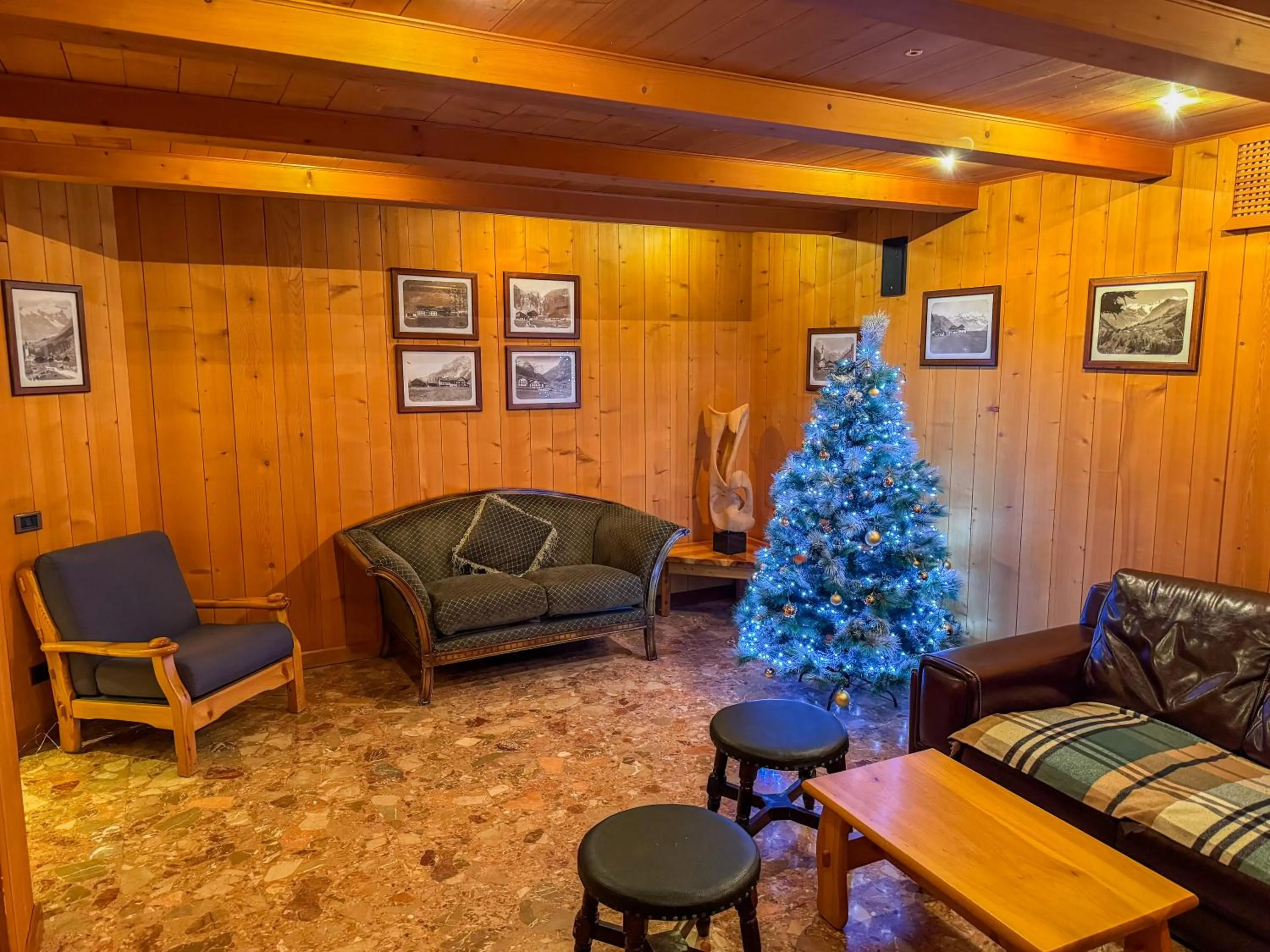 Living room in Locanda del Lysjoch