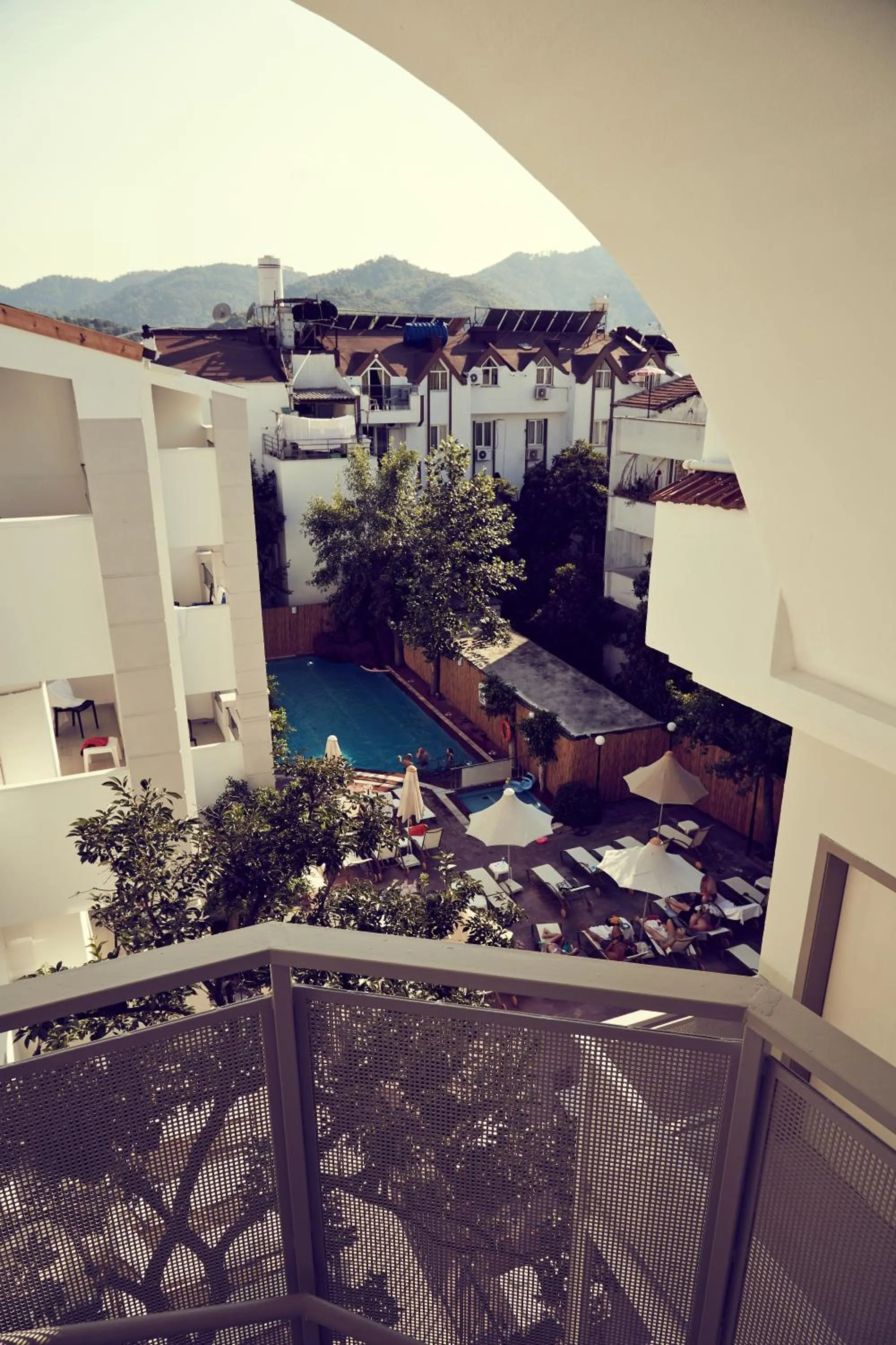 Pool view in Two Seas Hotel
