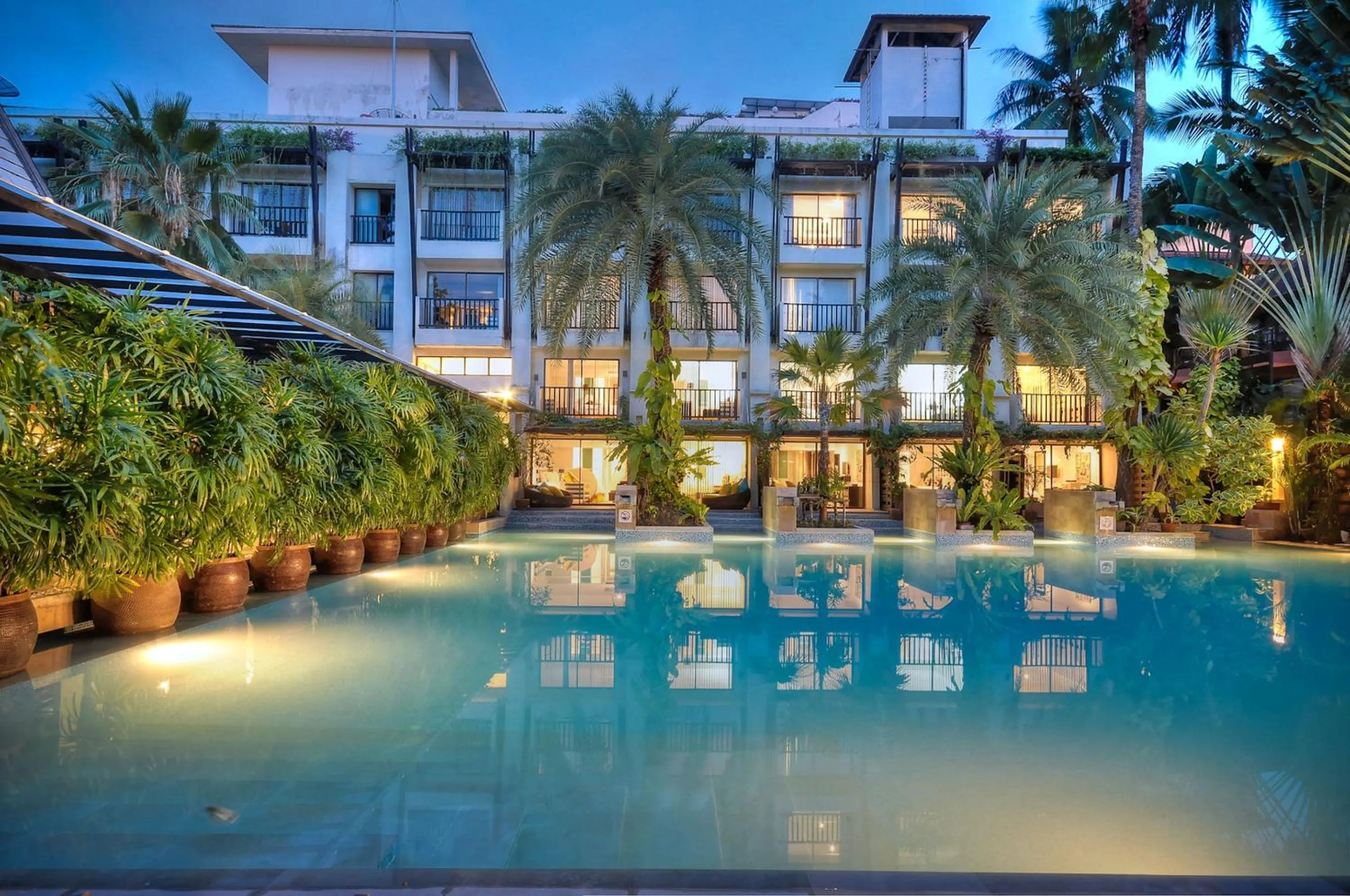 Pool view in Burasari Phuket Resort & Spa