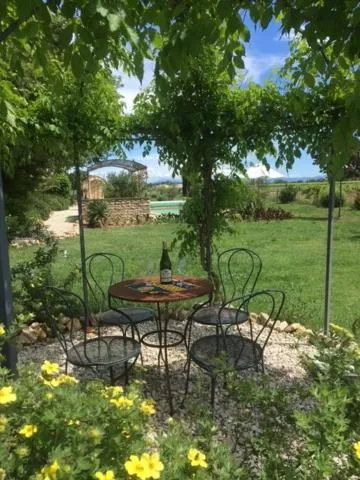 Garden in mas de costebelle