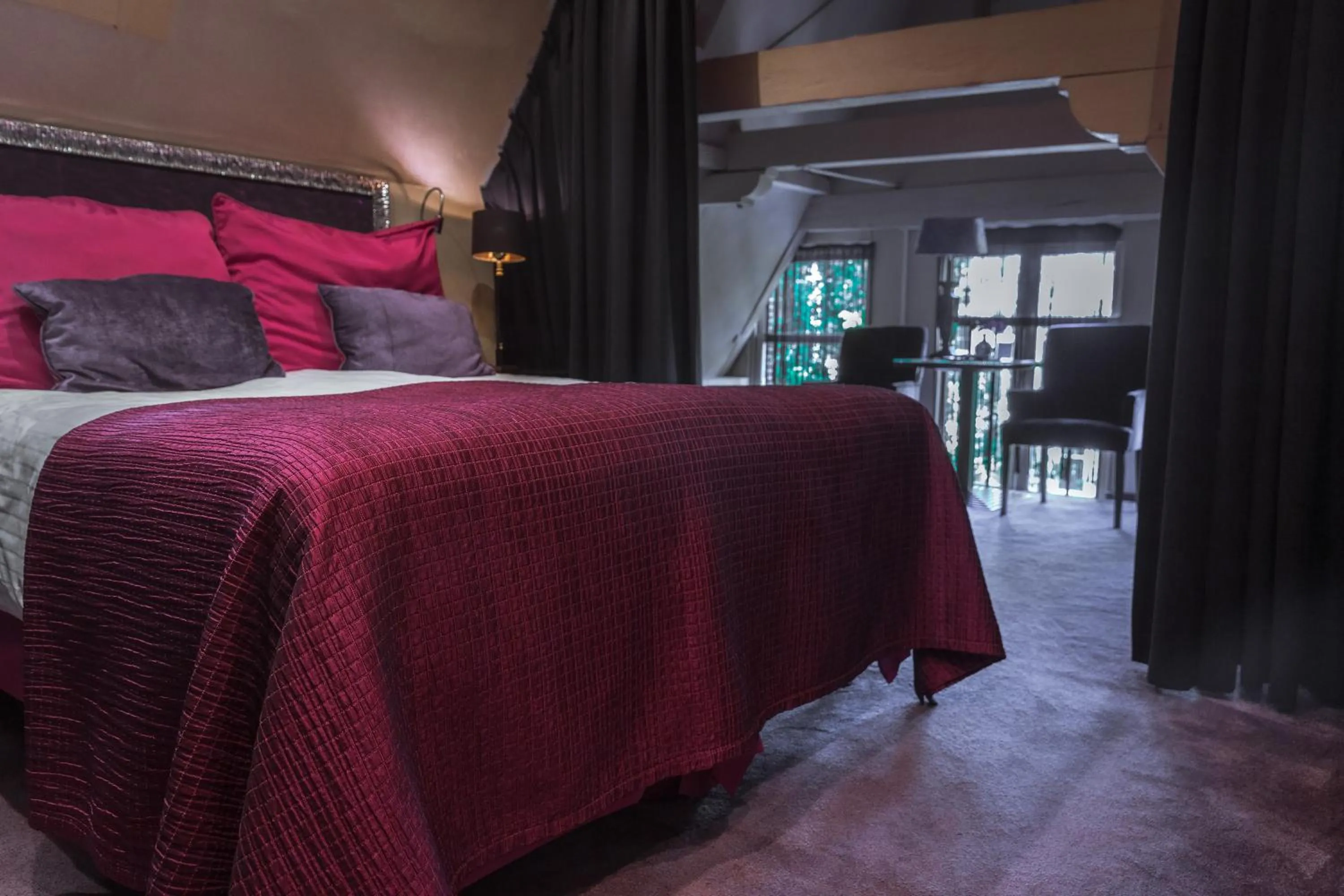 Decorative detail, Bed in Hotel Sebastians