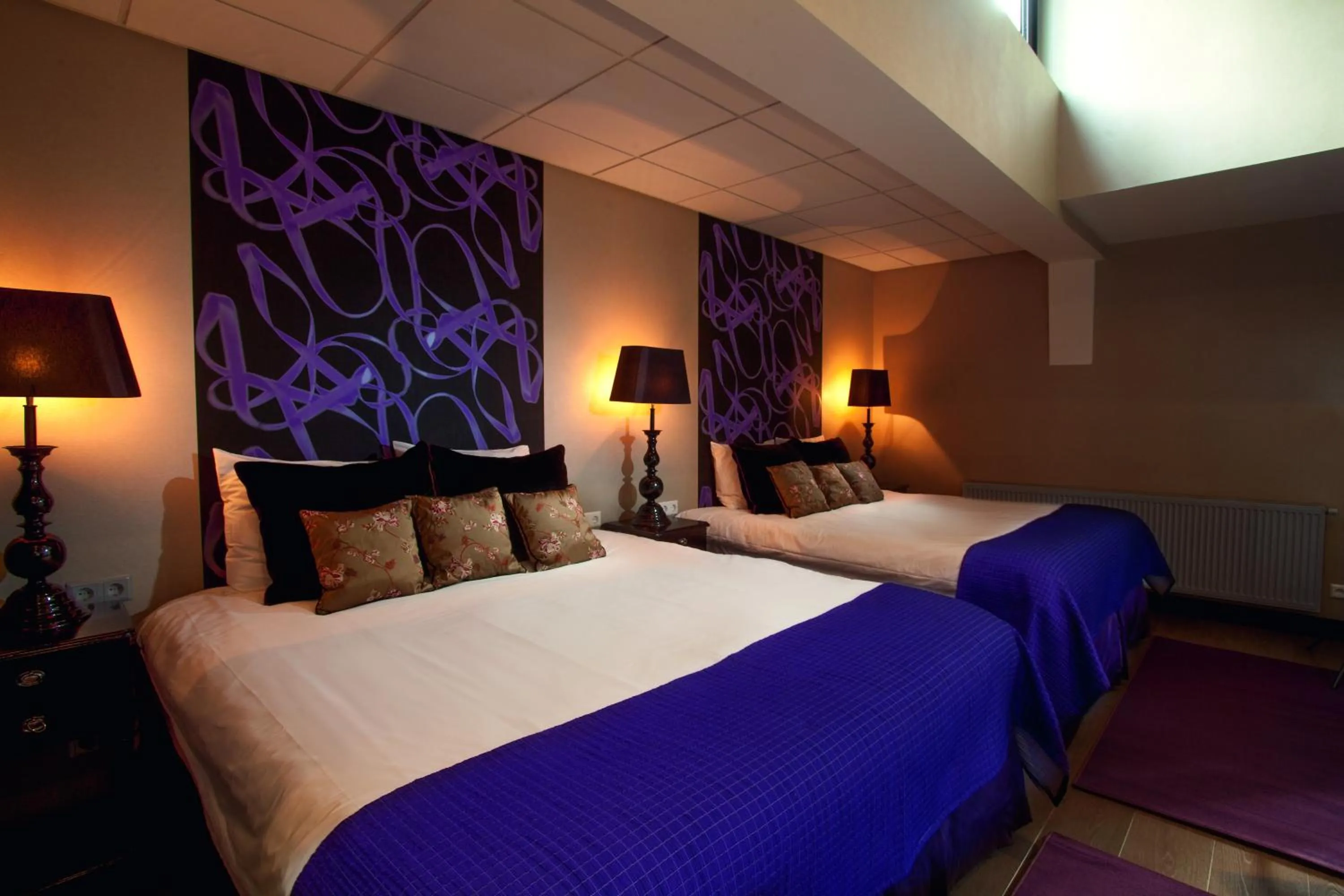 Decorative detail, Bed in Hotel Sebastians