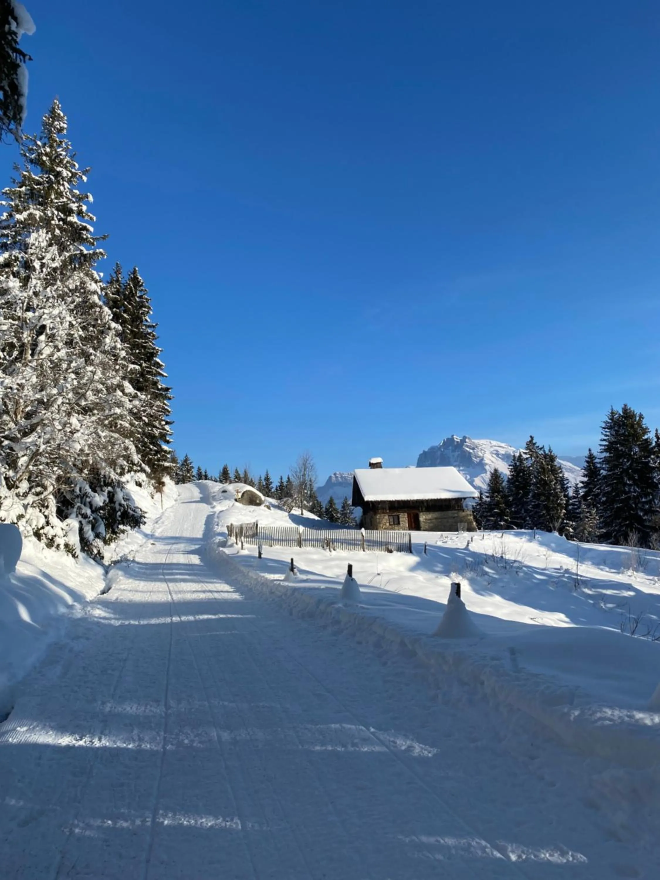 Skiing in La Ferme Du Lac