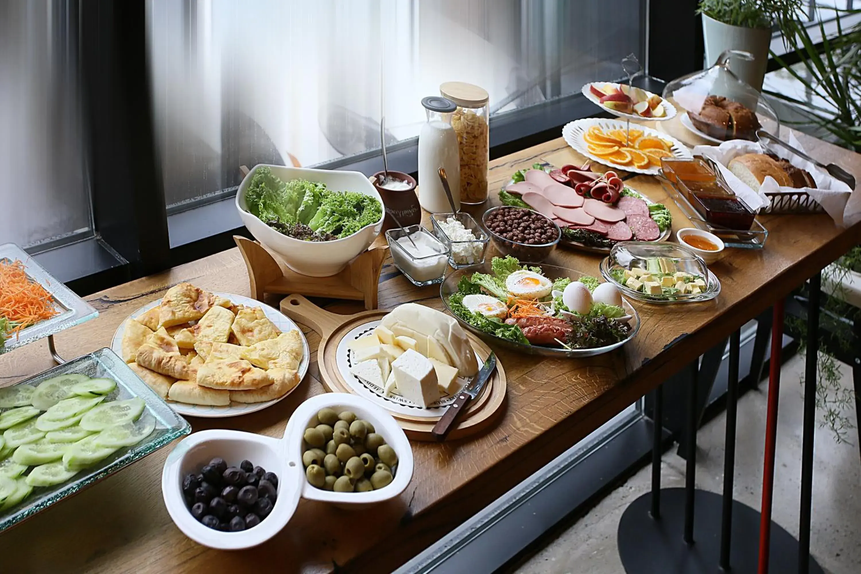 Buffet breakfast in L.M Club Hotel Buffet breakfast in L.M Club Hotel