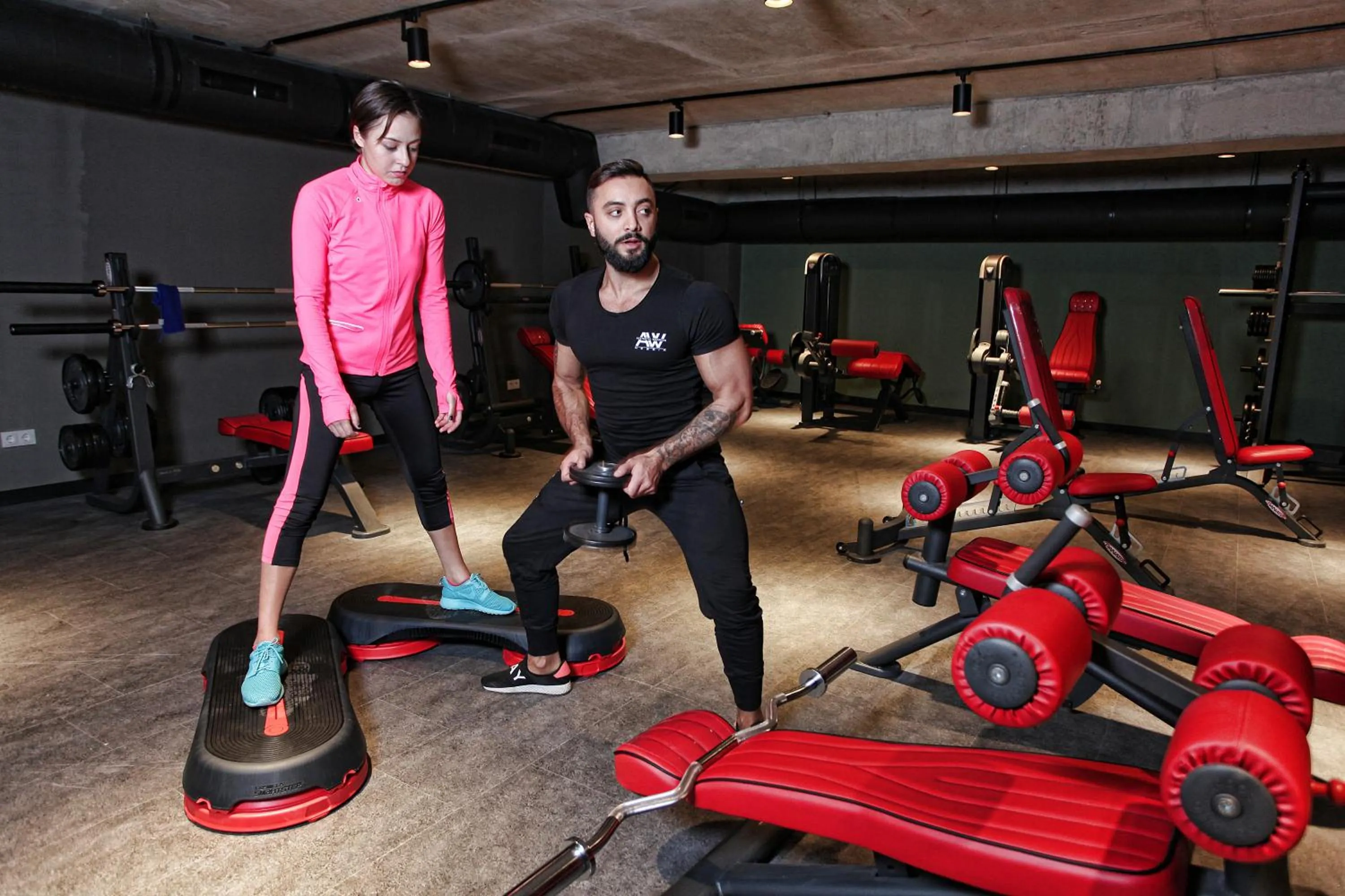 Fitness centre/facilities in L.M Club Hotel