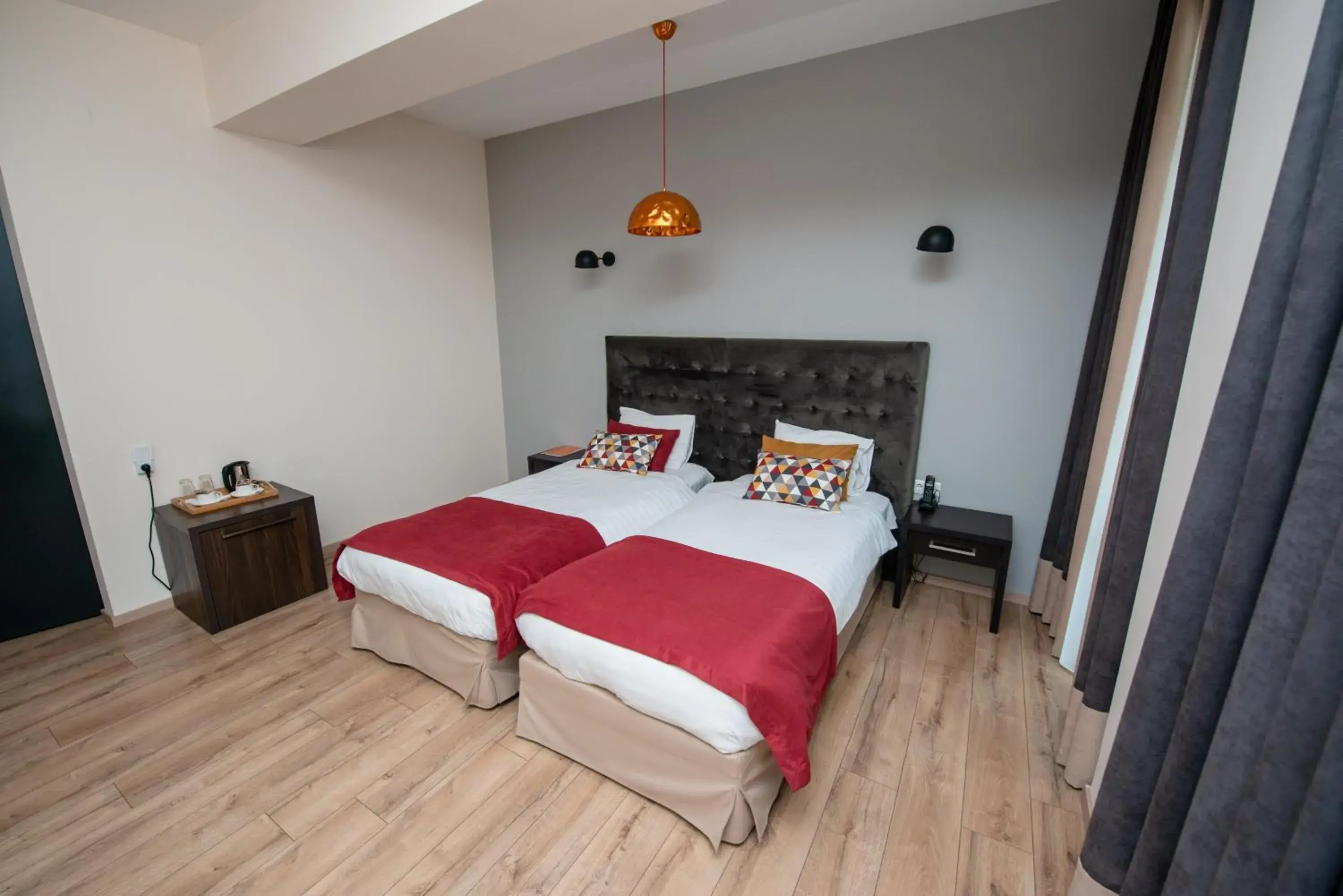 Decorative detail, Bed in L.M Club Hotel Decorative detail, Bed in L.M Club Hotel