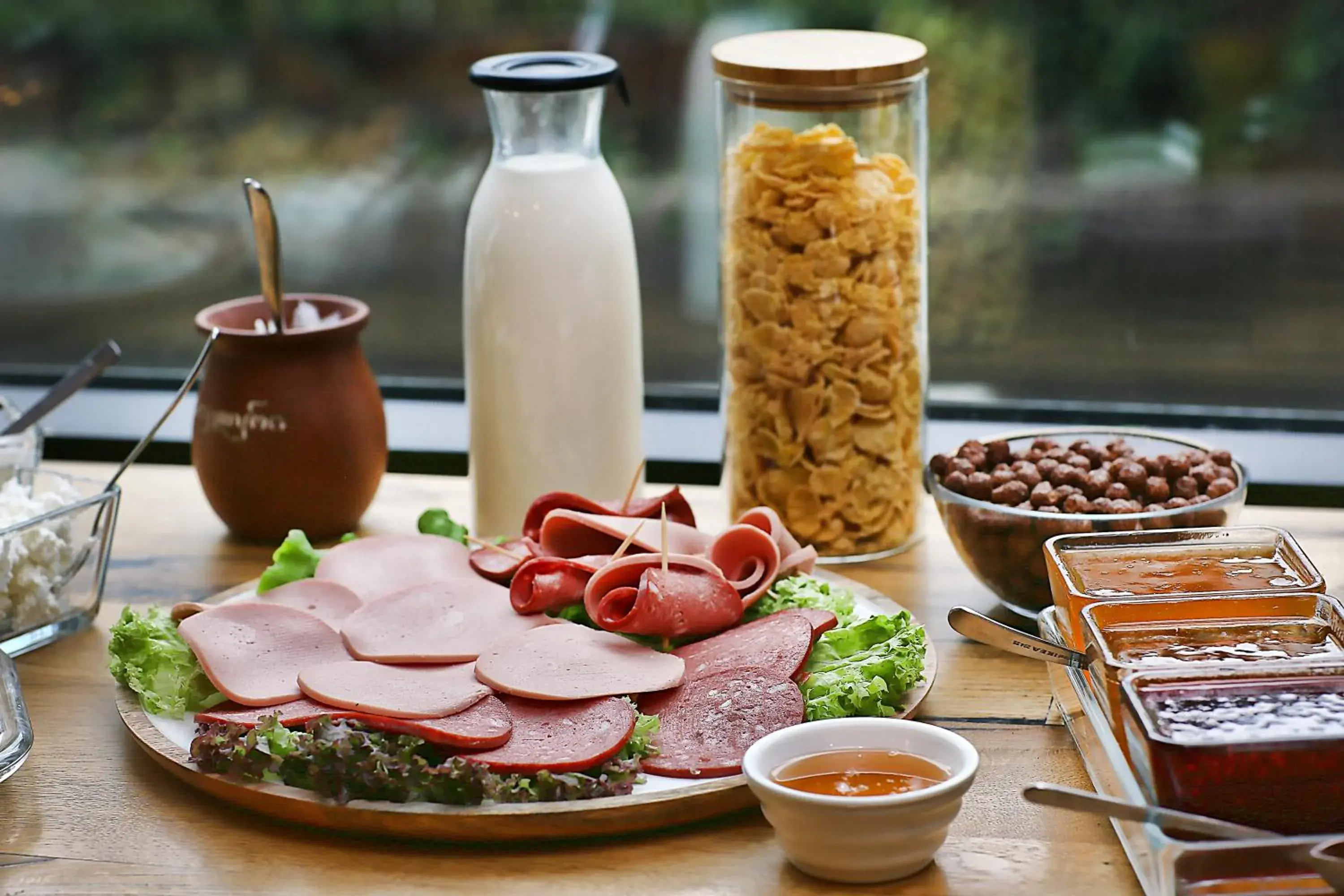 Buffet breakfast in L.M Club Hotel Buffet breakfast in L.M Club Hotel