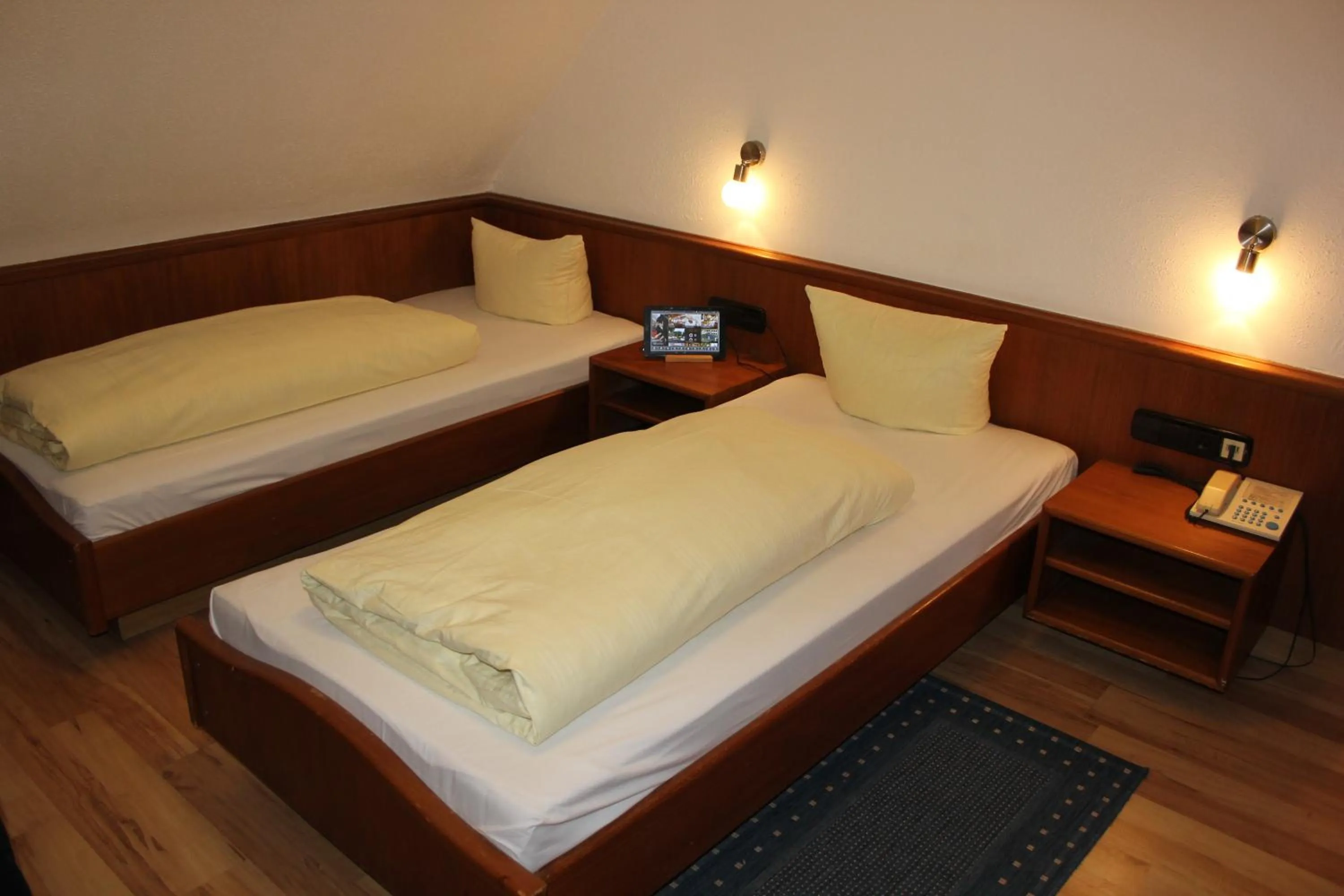 Bed in Hotel Lamm