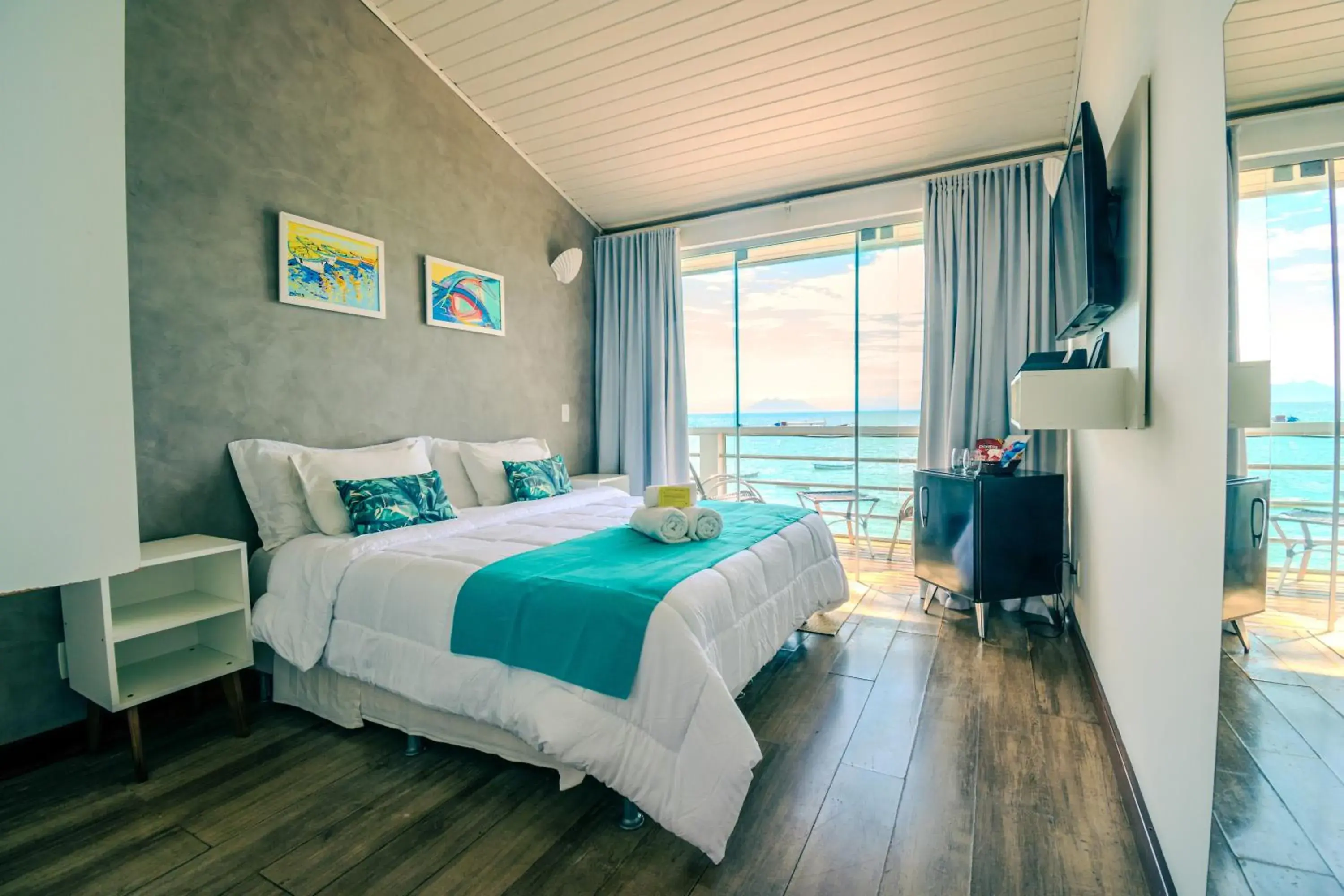 Deluxe Double or Twin Room with Balcony in Bamboo Búzios Hostel Deluxe Double or Twin Room with Balcony in Bamboo Búzios Hostel