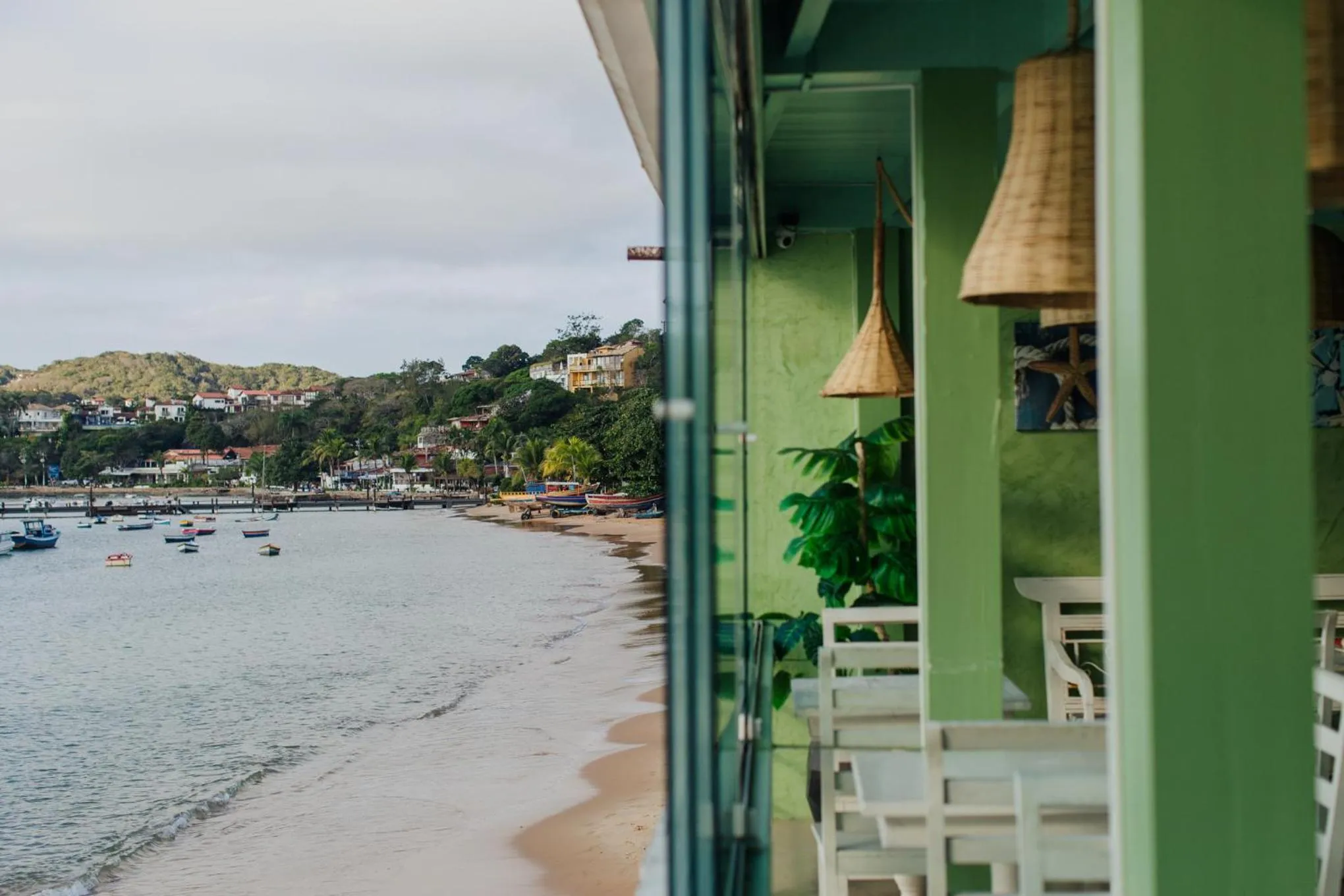 Sea view in Bamboo Búzios Hostel