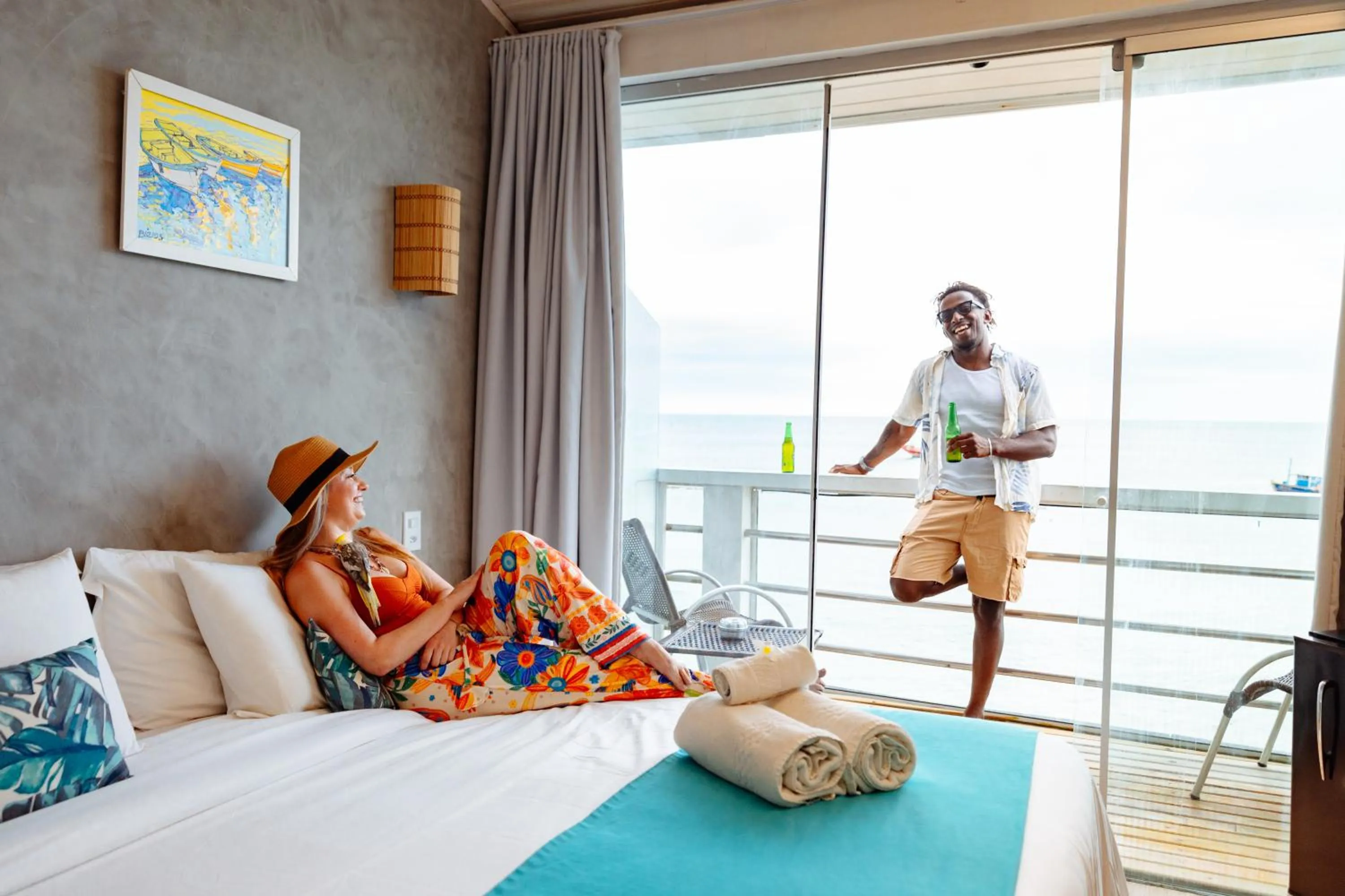 Bed in Bamboo Búzios Hostel