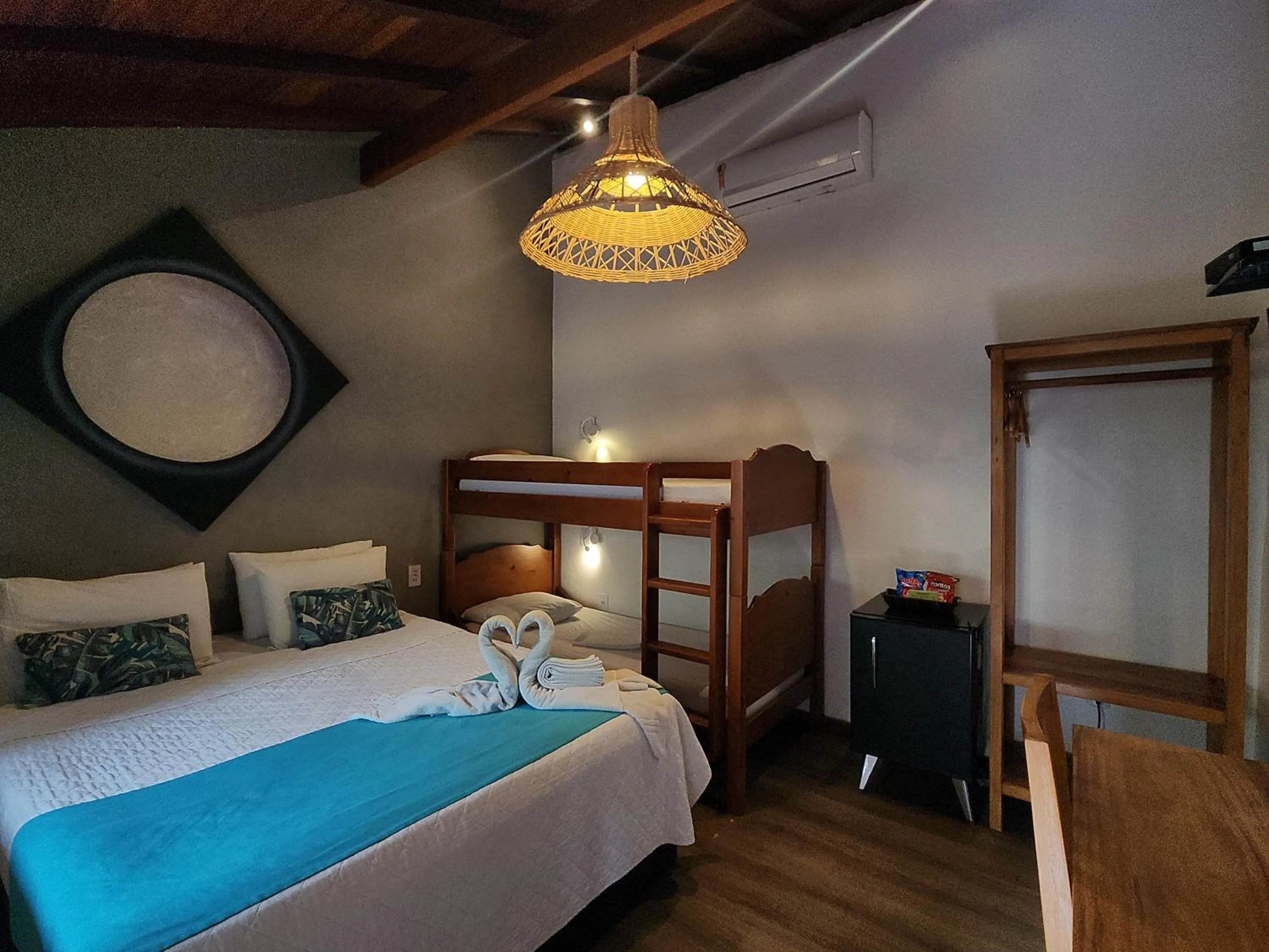 Bed in Bamboo Búzios Hostel