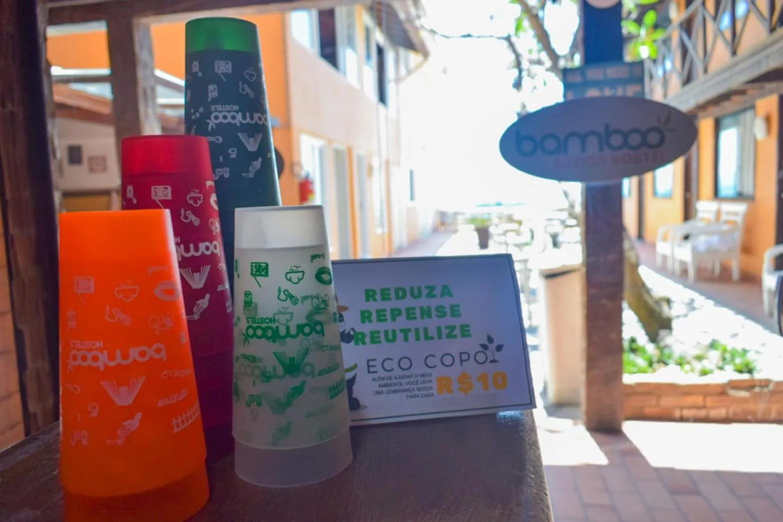 Property building in Bamboo Búzios Hostel