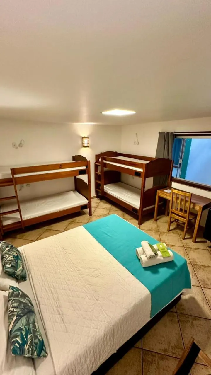 Bed in Bamboo Búzios Hostel