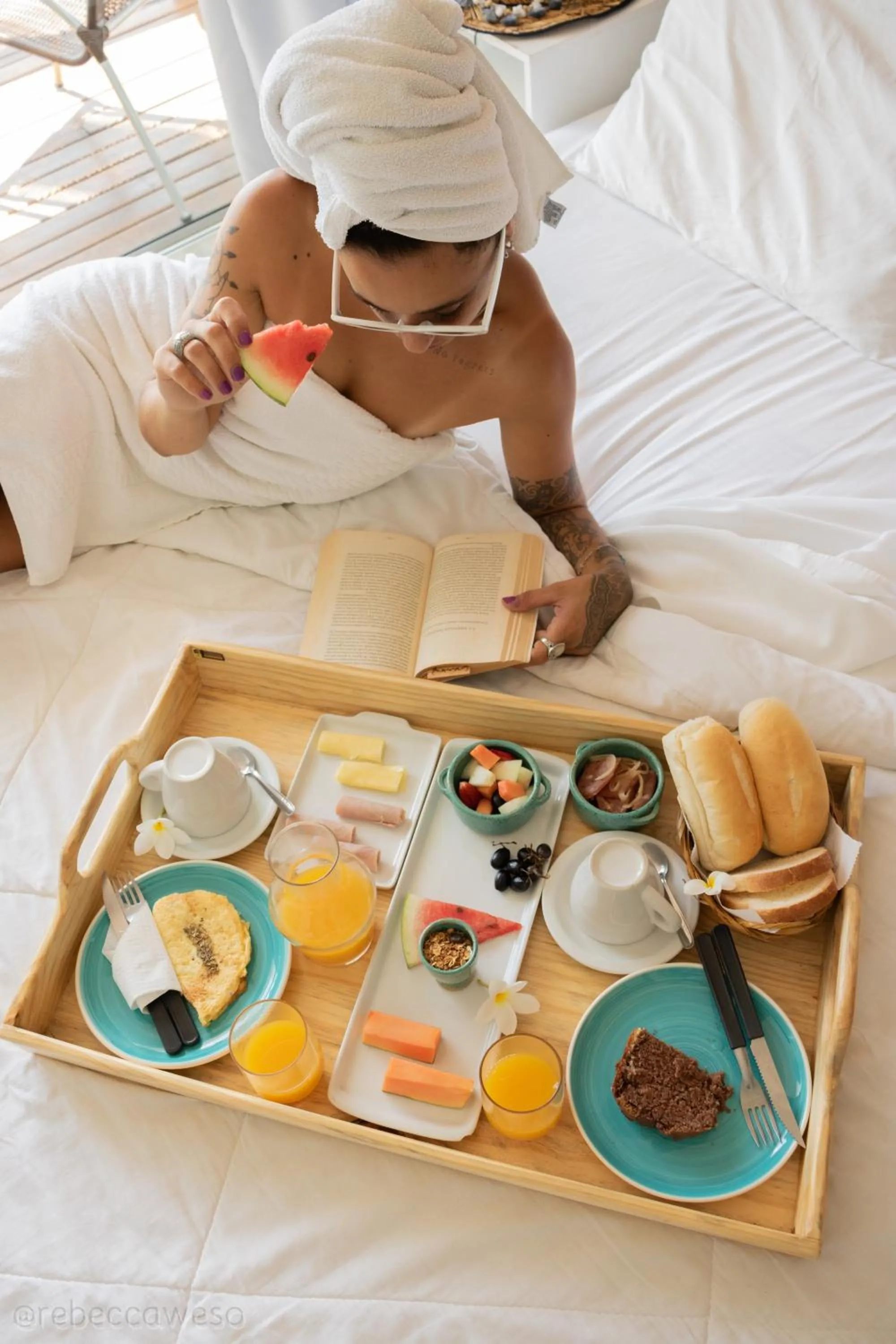 Breakfast in Bamboo Búzios Hostel