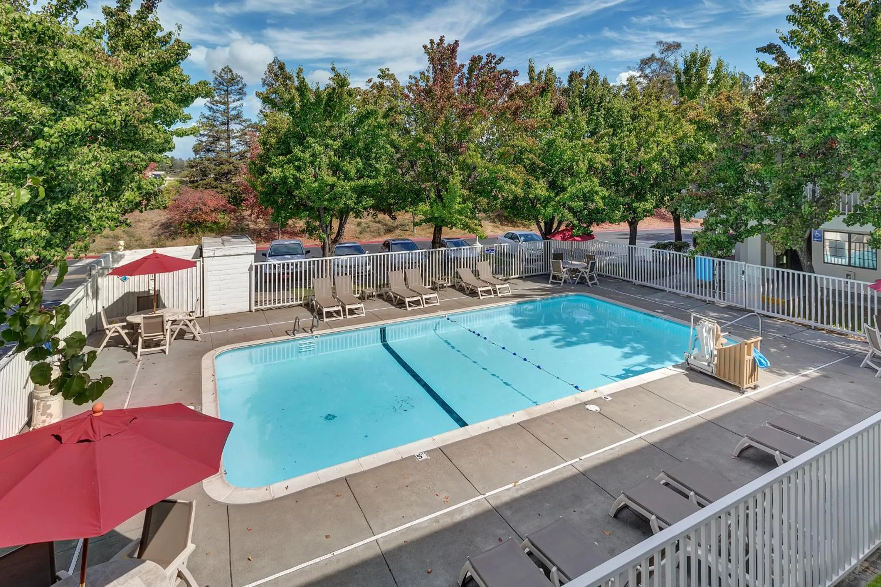 Swimming pool in Super 8 by Wyndham Santa Rosa North