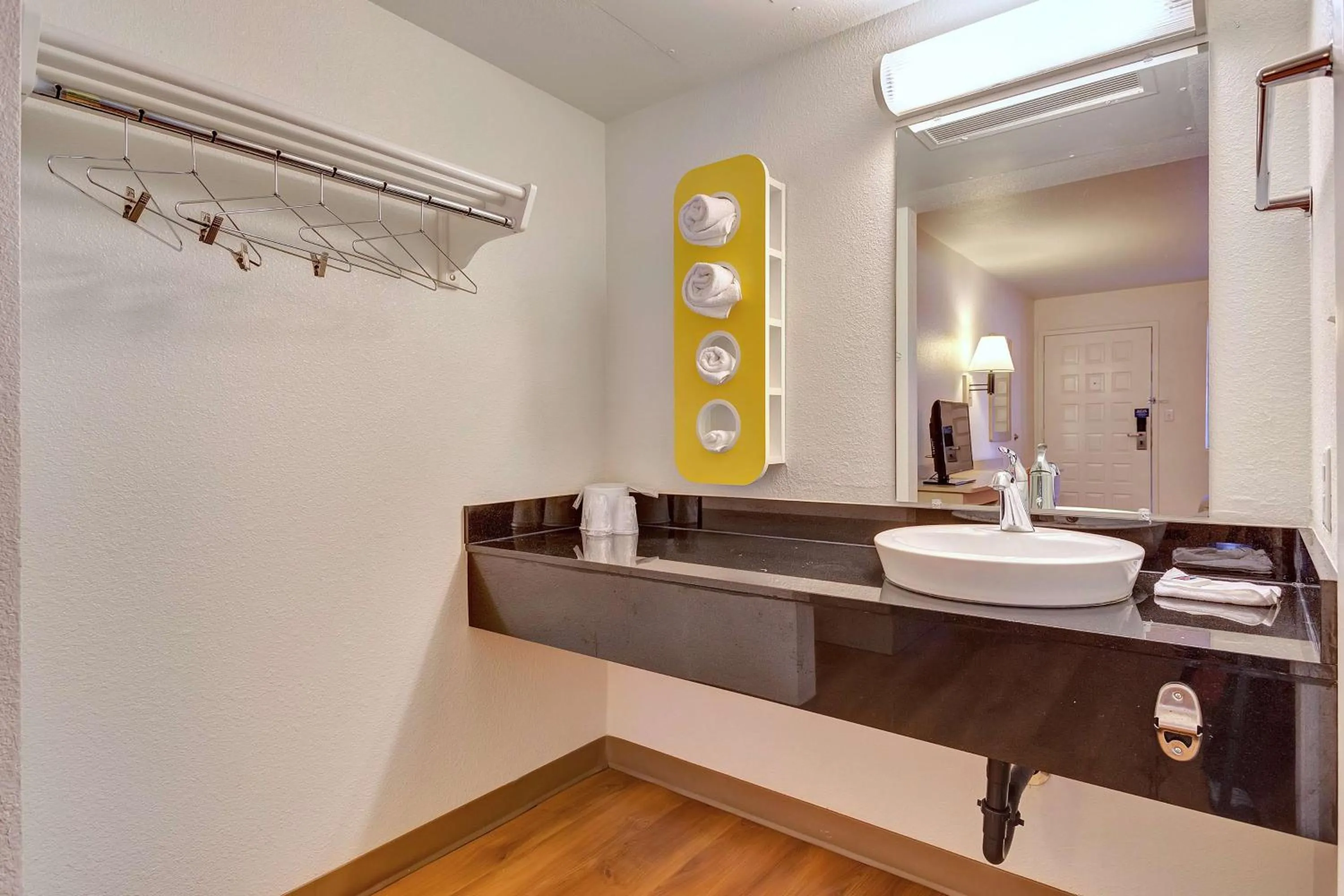 Bathroom in Super 8 by Wyndham Santa Rosa North