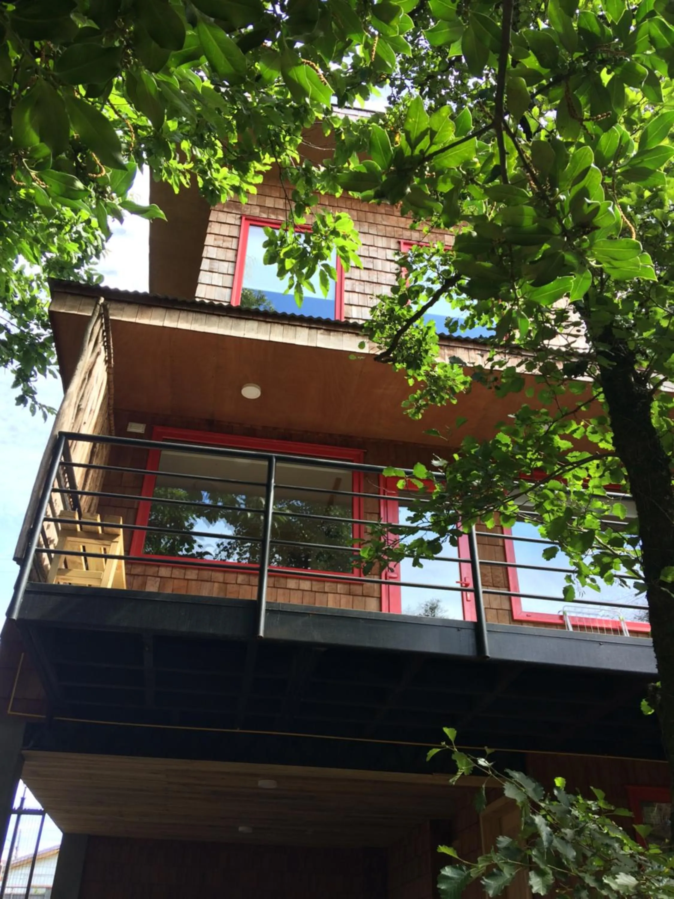 Balcony/Terrace in Almabosque Cabañas