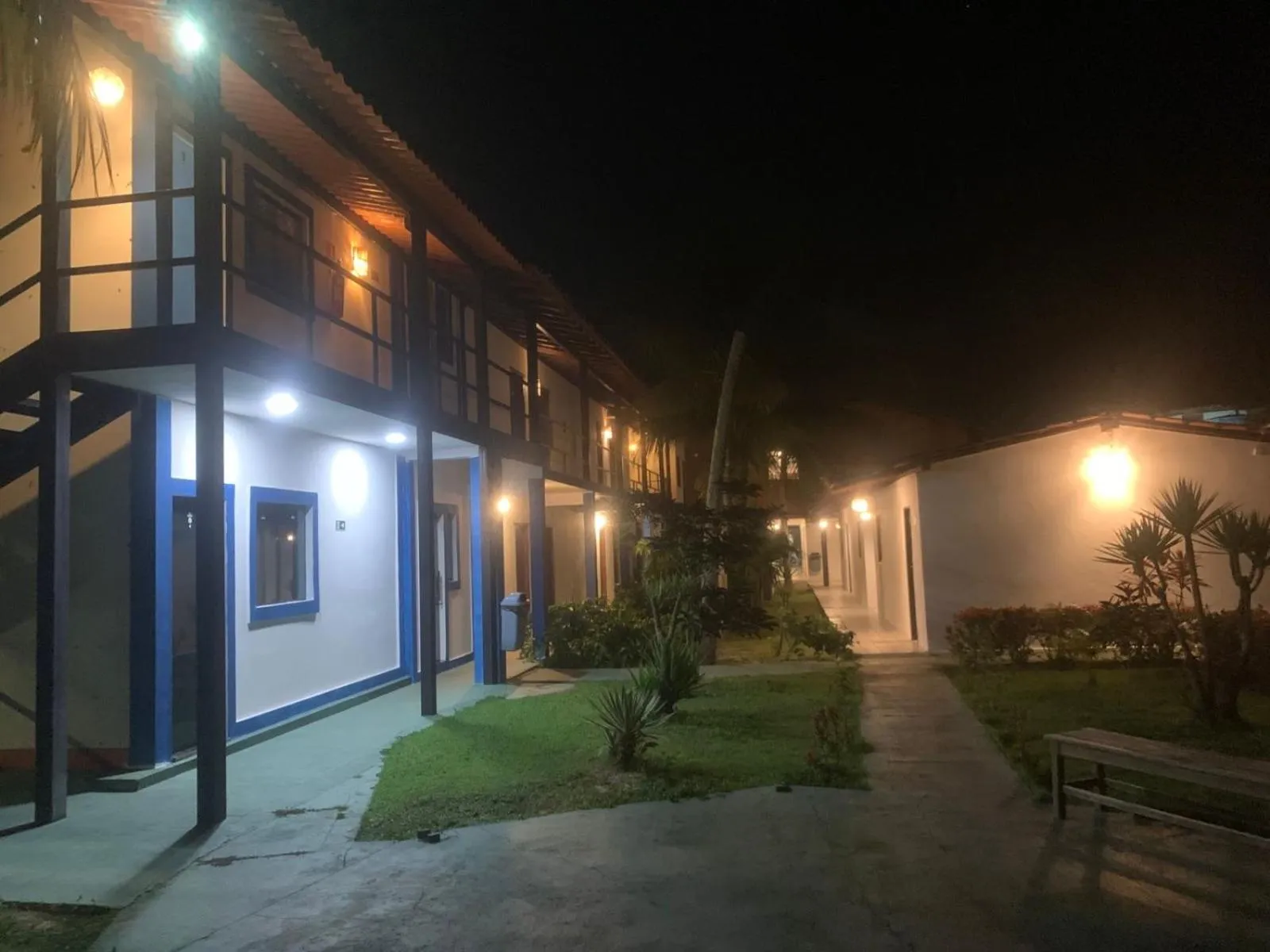 Inner courtyard view in Hotel Vale Verde Coroa Vermelha