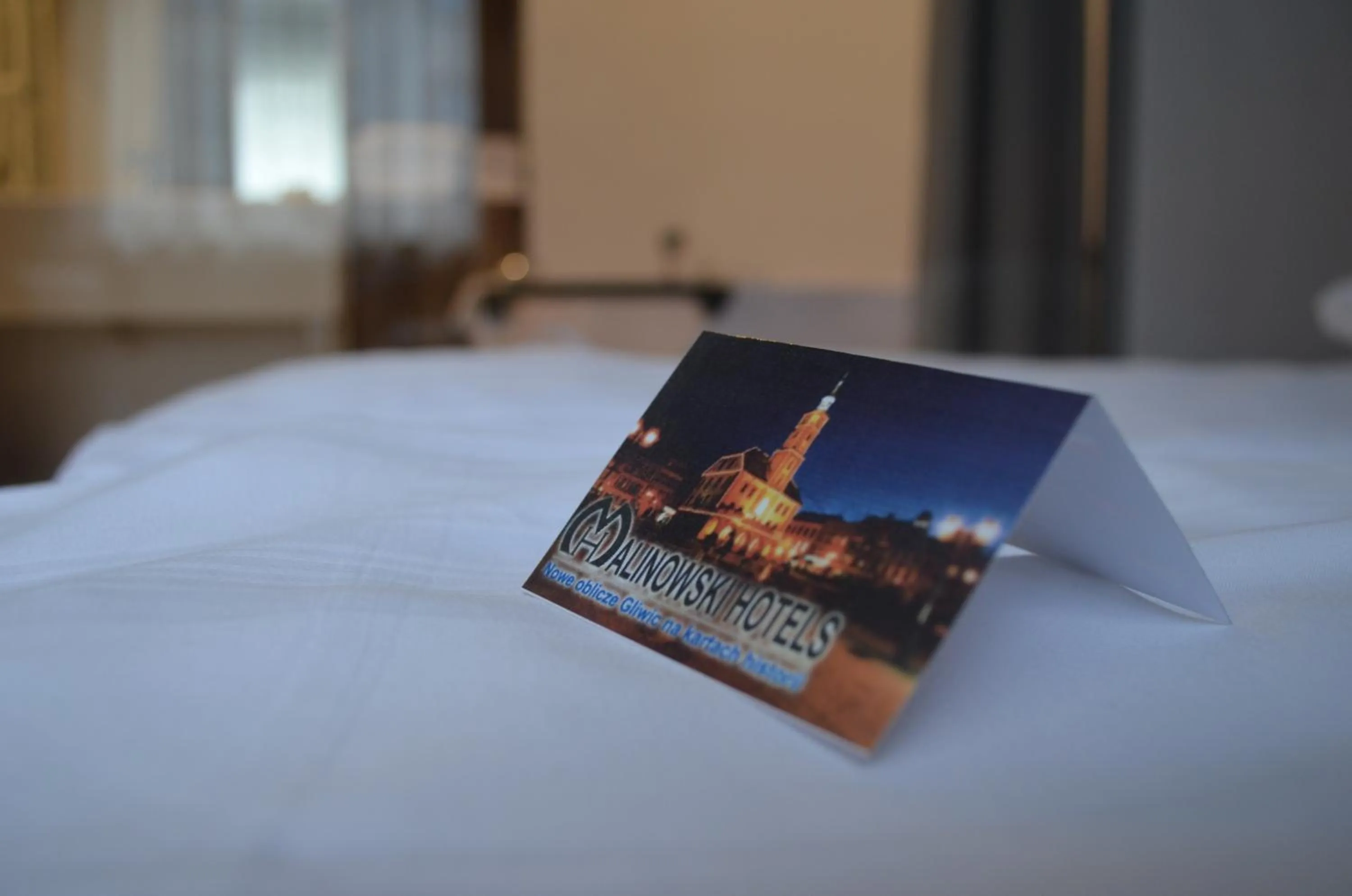 Property logo or sign, Bed in Hotel Malinowski Economy