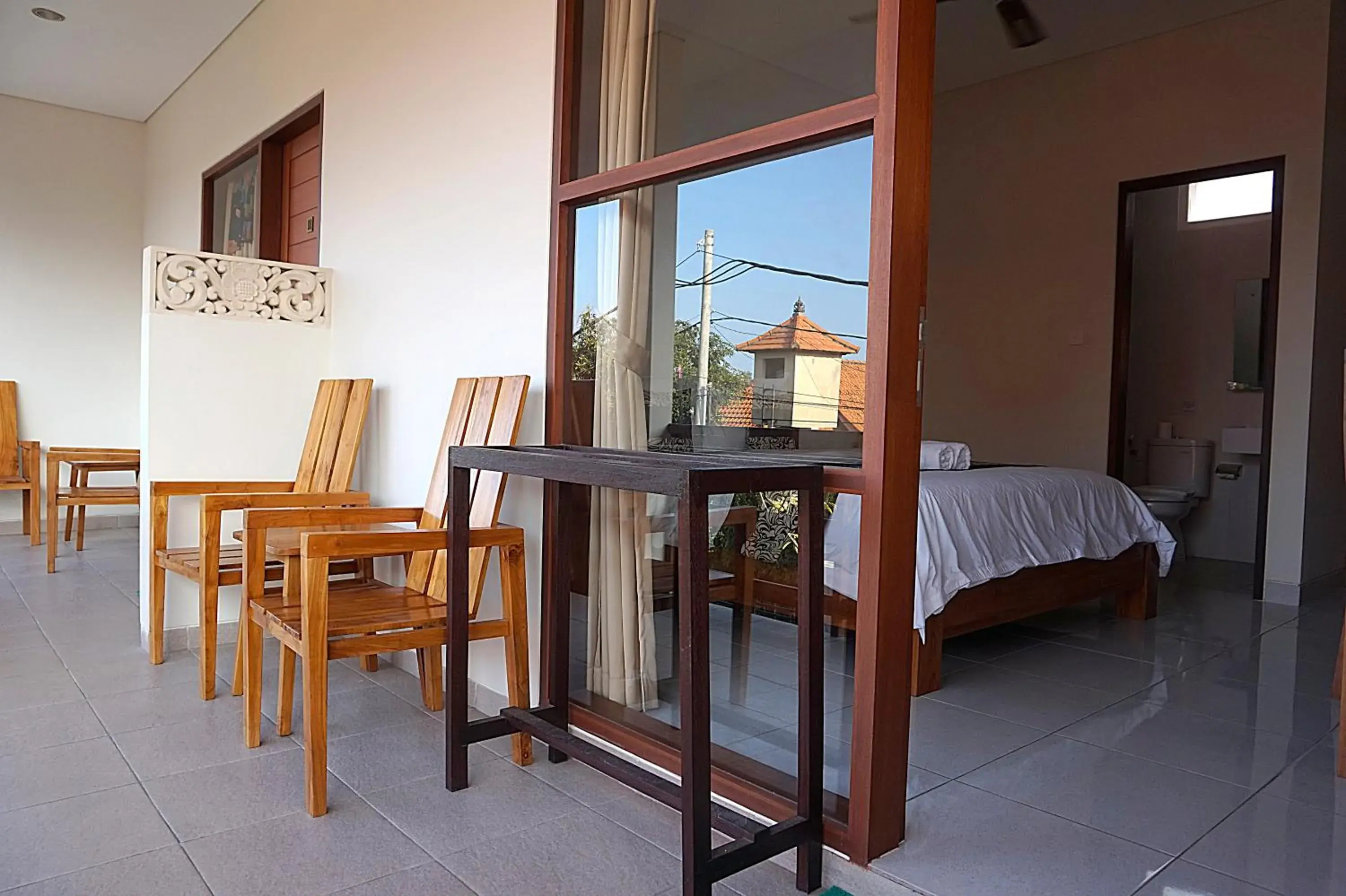 Balcony/Terrace, Bed in Sweet Corner Guest House Balcony/Terrace, Bed in Sweet Corner Guest House