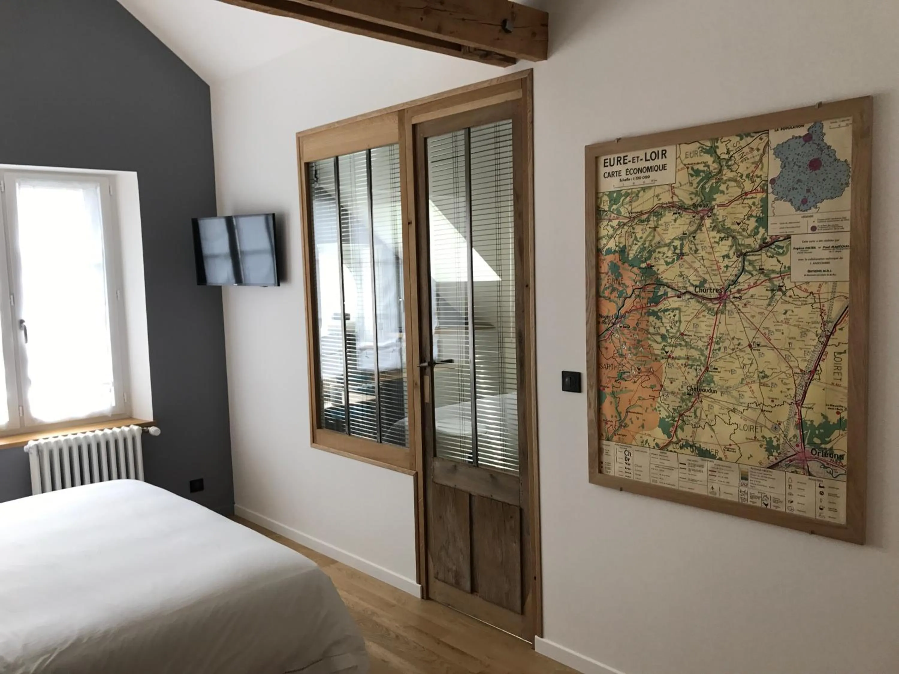 Bed in Chambres d'hôtes Saint Jean