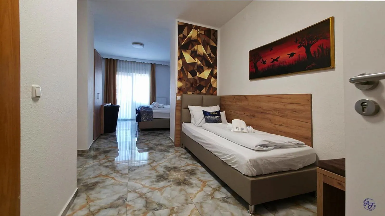 Bedroom, Bed in Hotel Sofia