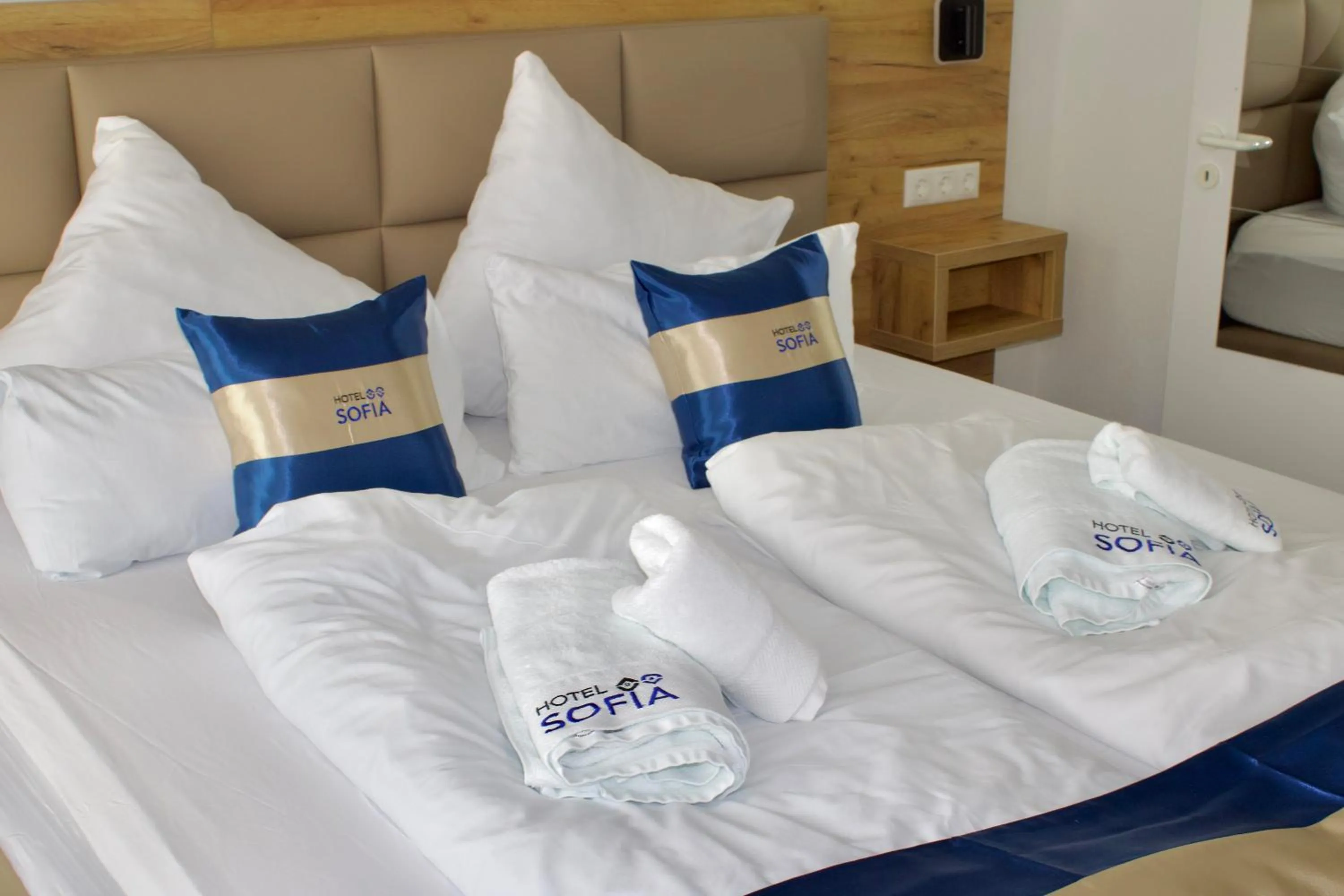 Bed in Hotel Sofia