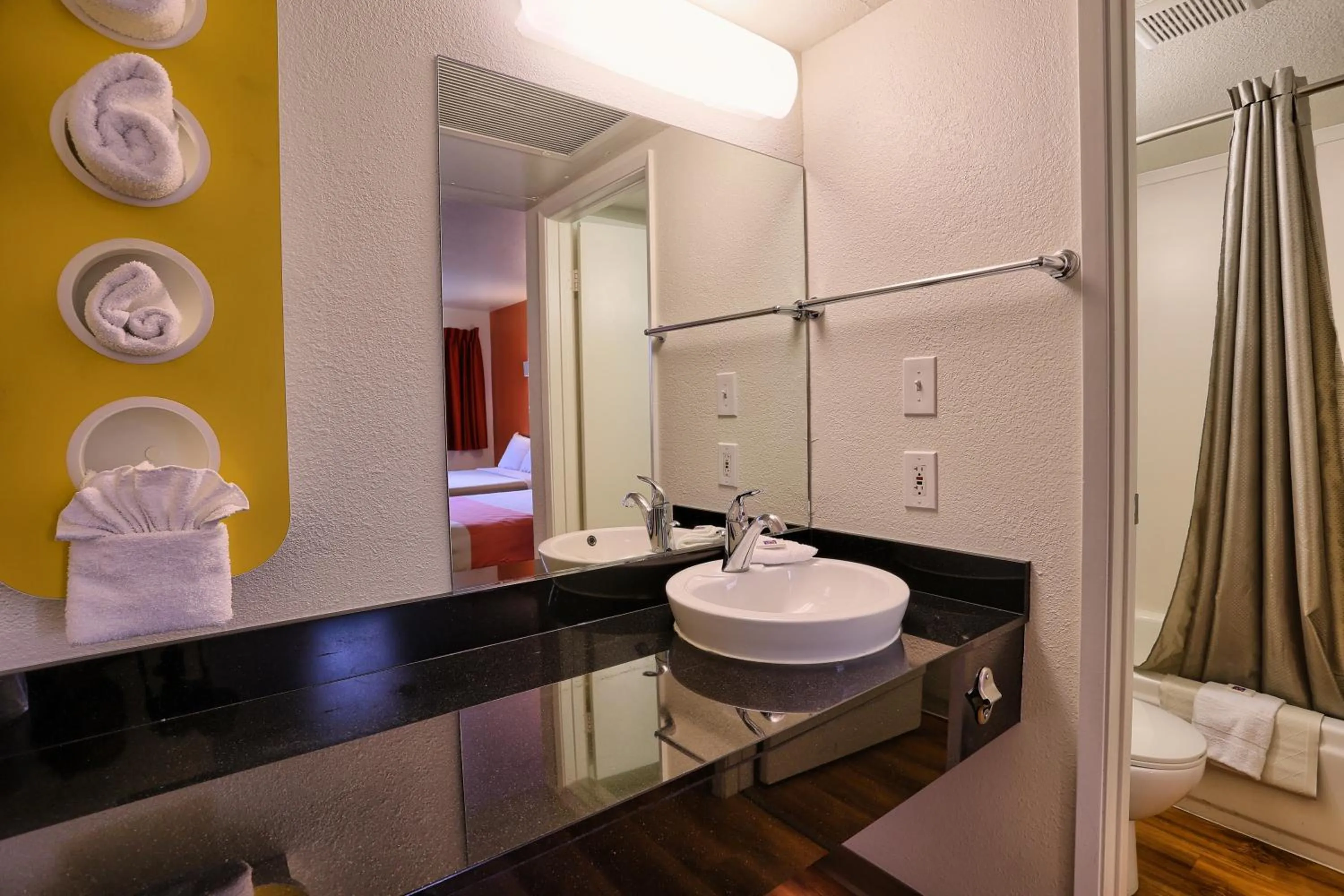 Bathroom in Super 8 by Wyndham Petaluma