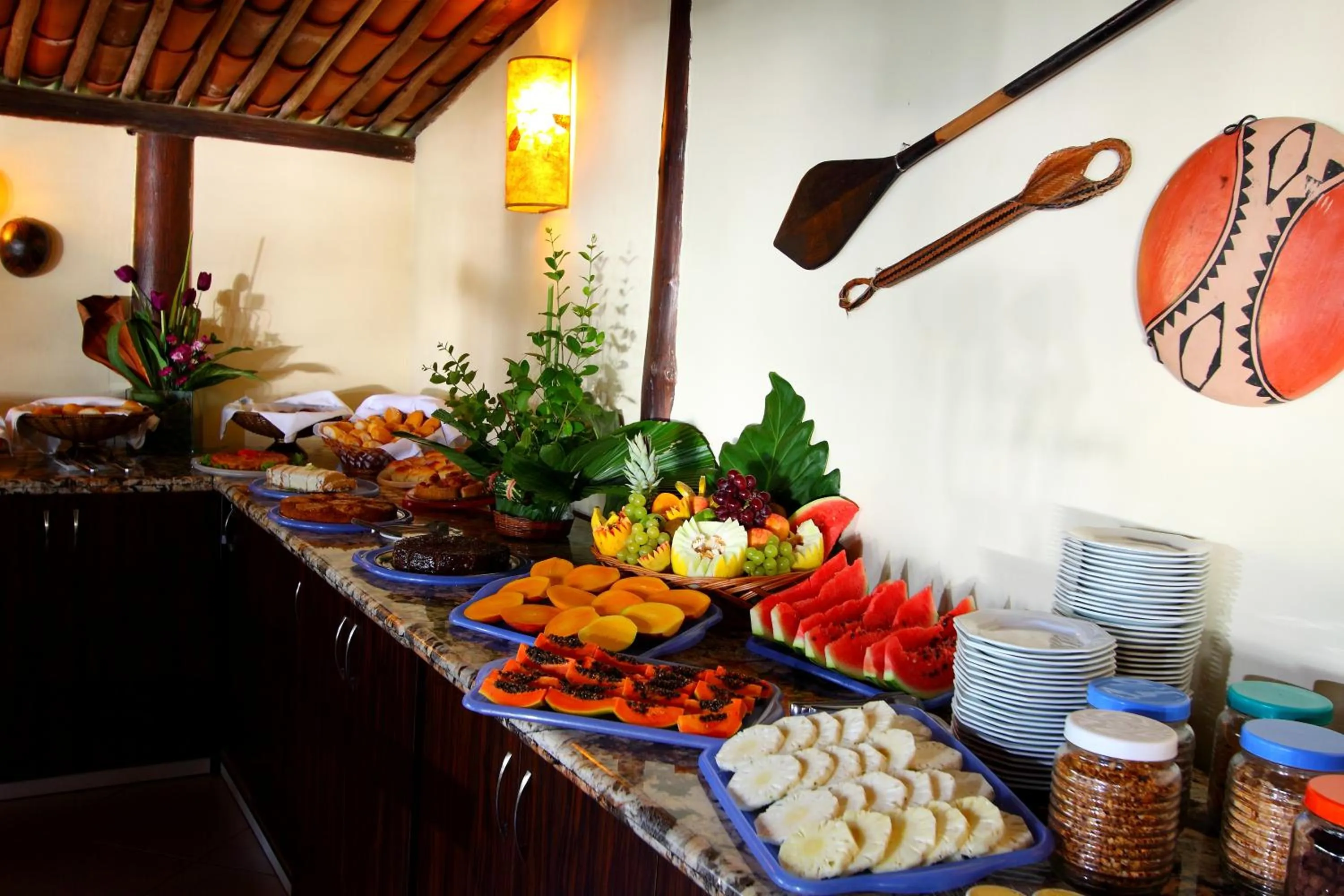Restaurant/places to eat in Canto d Alvorada Hotel Pousada