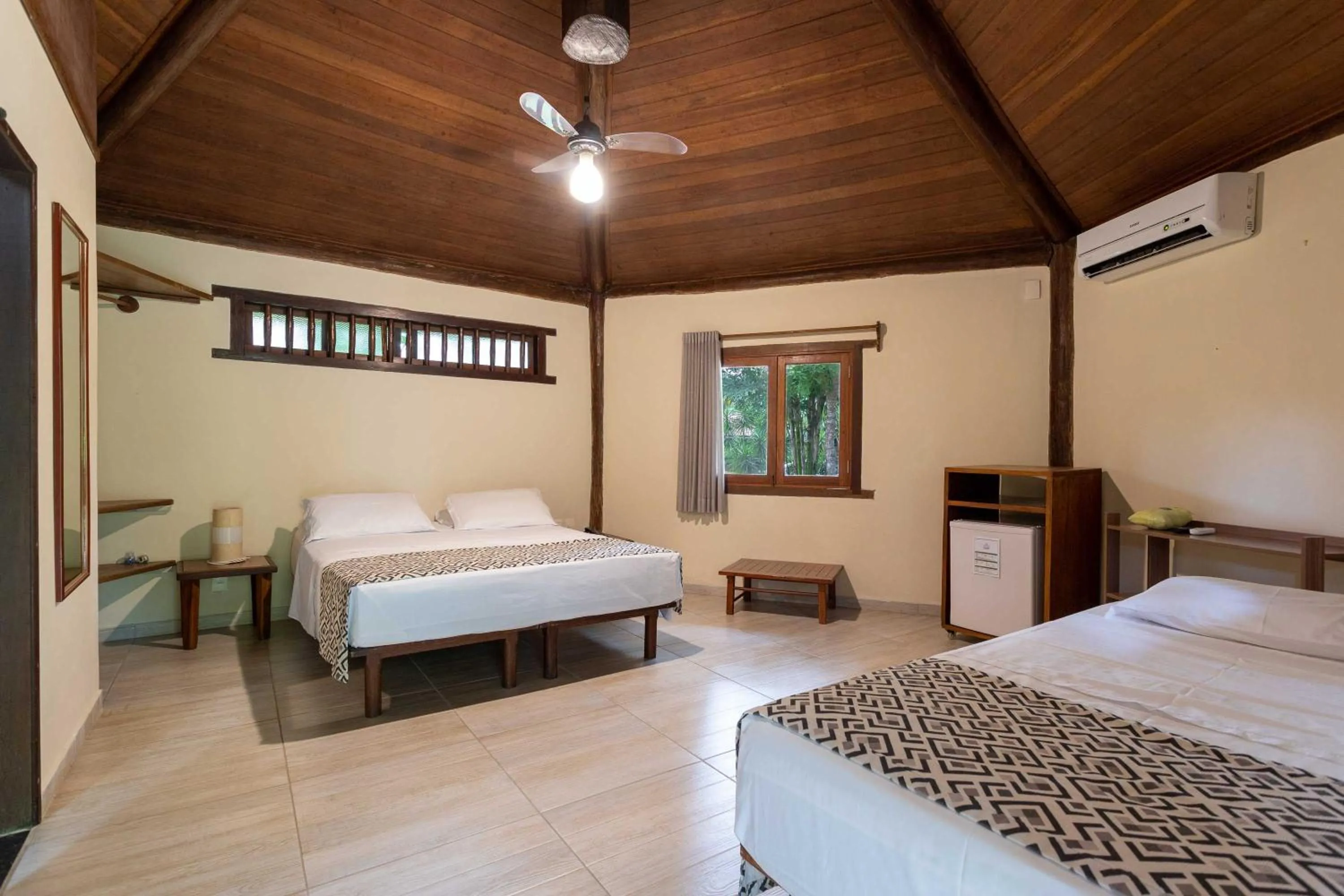 Bed in Canto d Alvorada Hotel Pousada