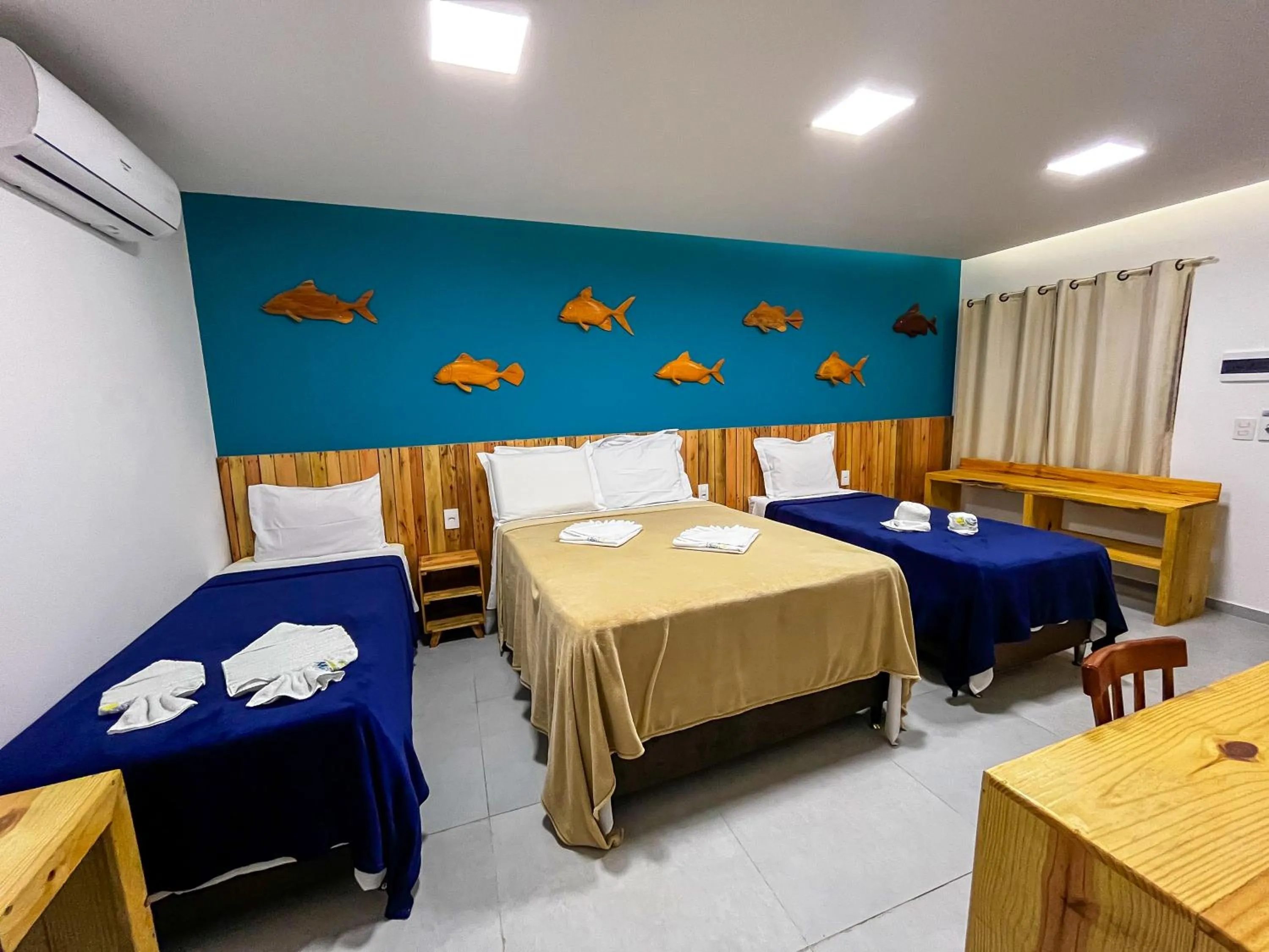 Bed in Pousada Villa Marceneiro Beach