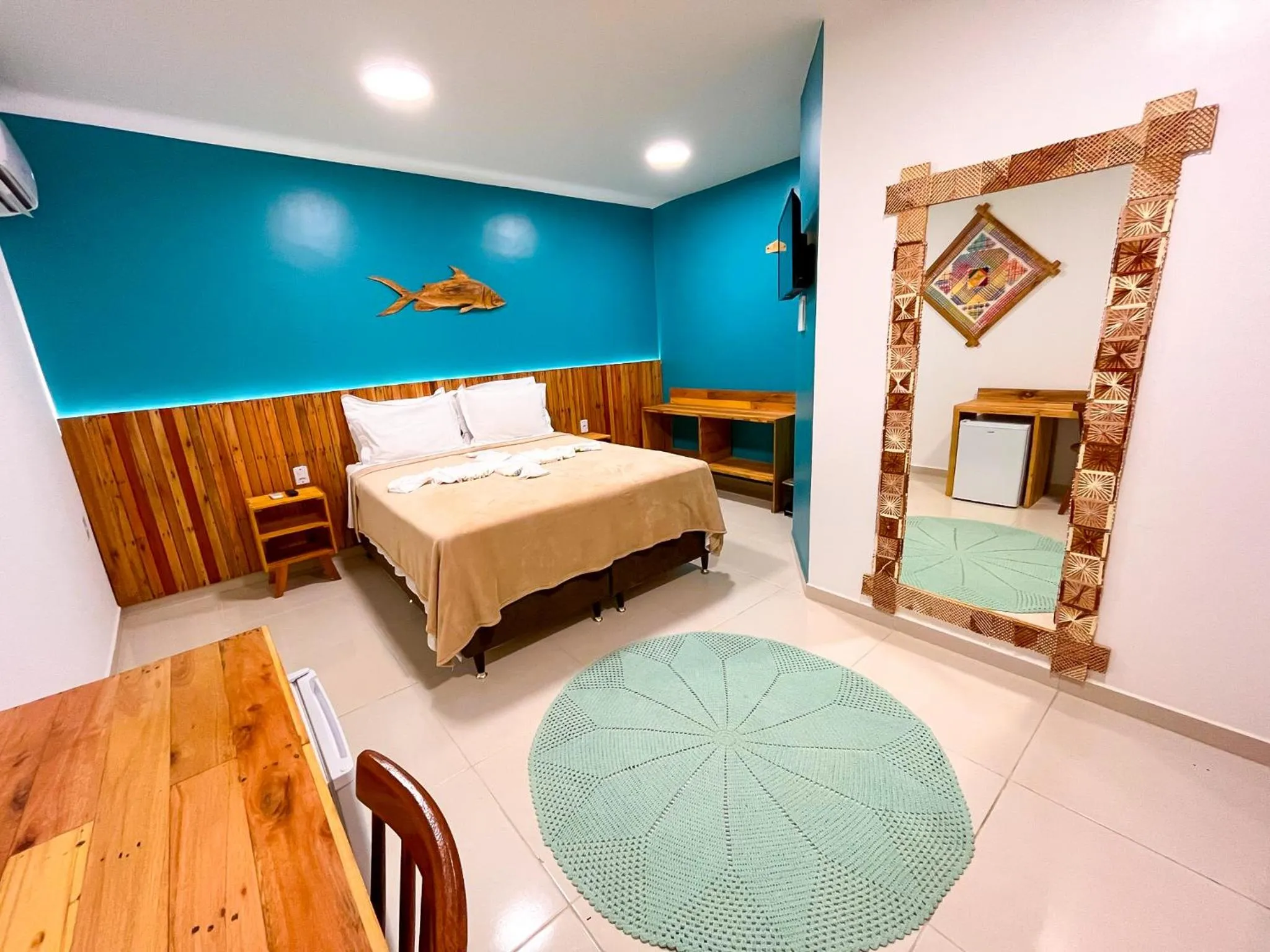 Bed in Pousada Villa Marceneiro Beach