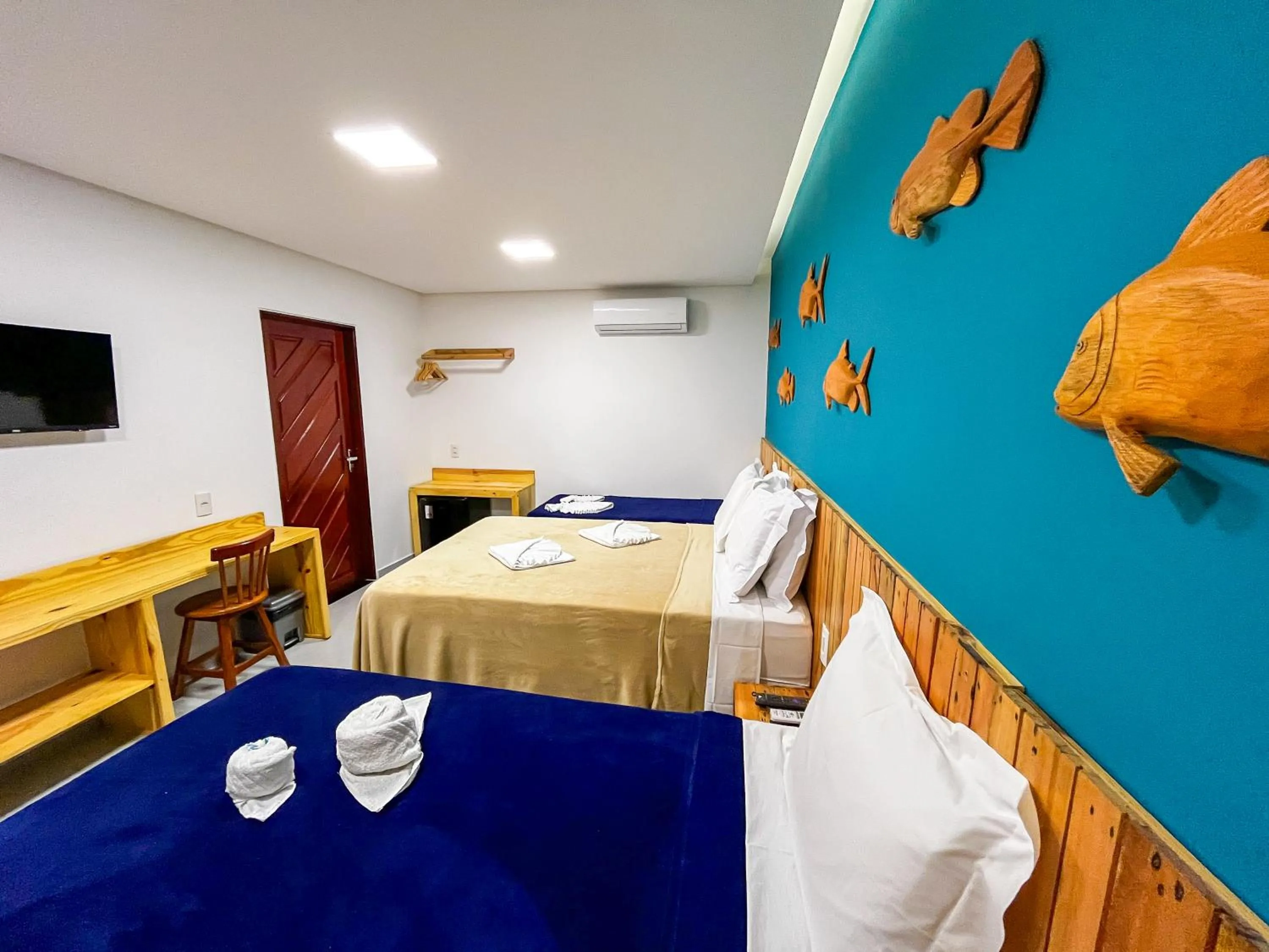 Bed in Pousada Villa Marceneiro Beach