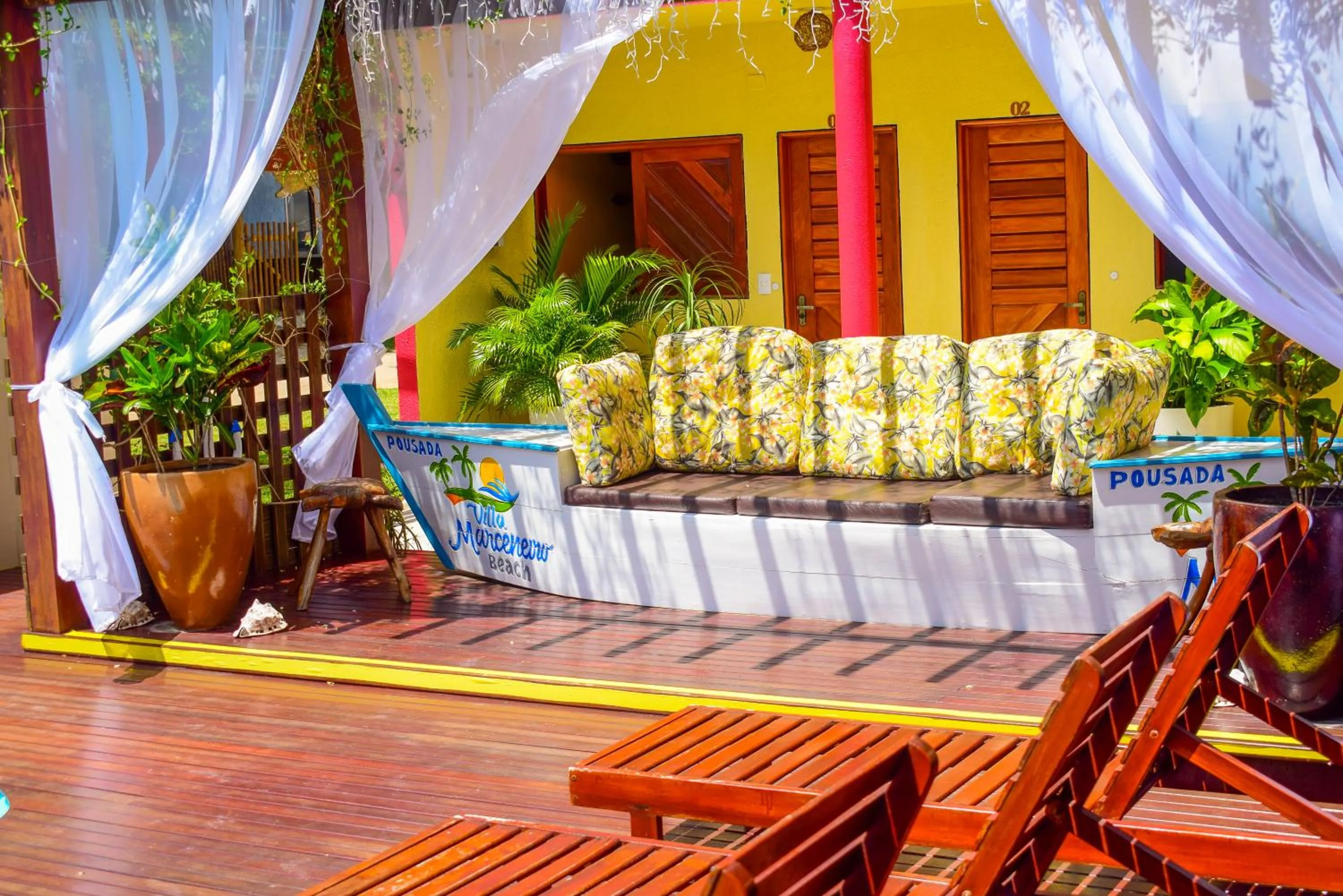 Swimming pool in Pousada Villa Marceneiro Beach