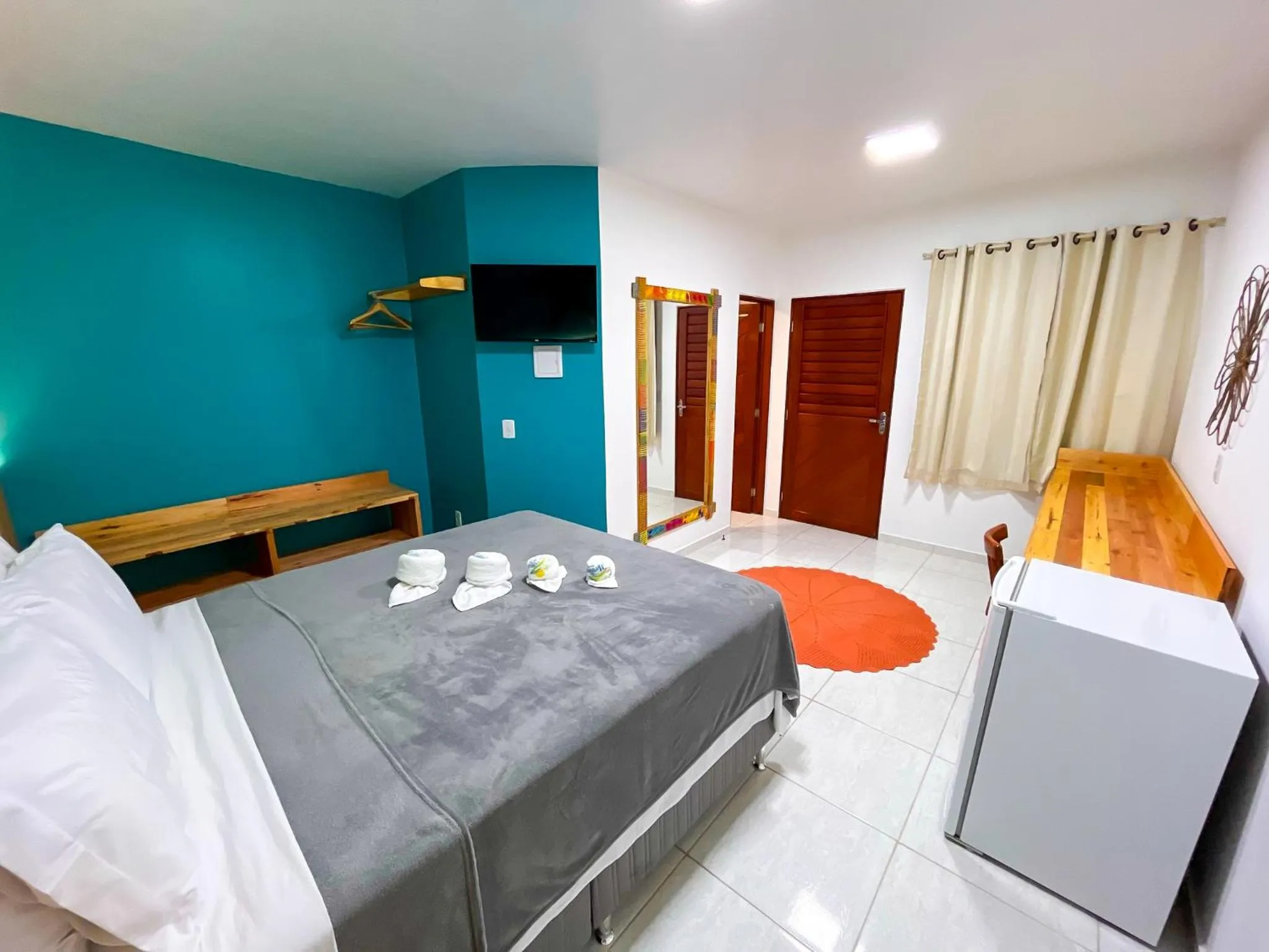 Photo of the whole room, Bed in Pousada Villa Marceneiro Beach